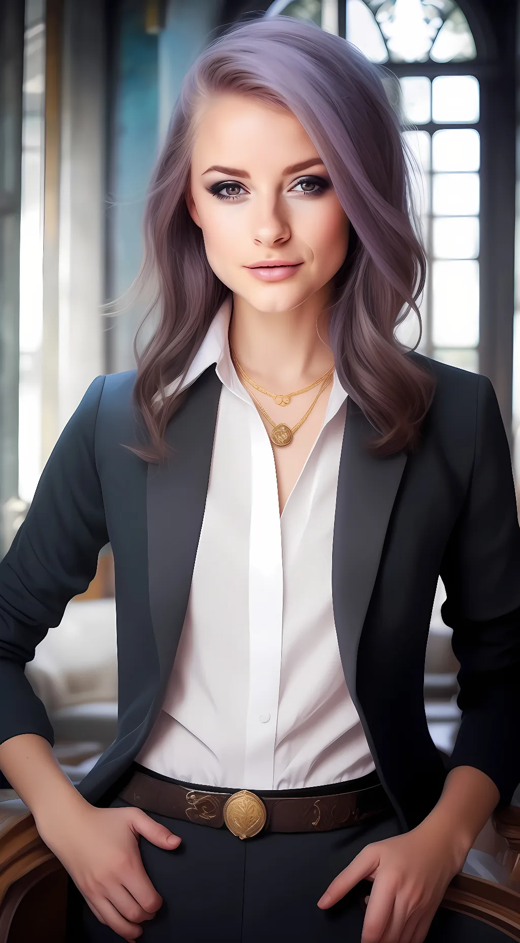 ai character: Zoey background