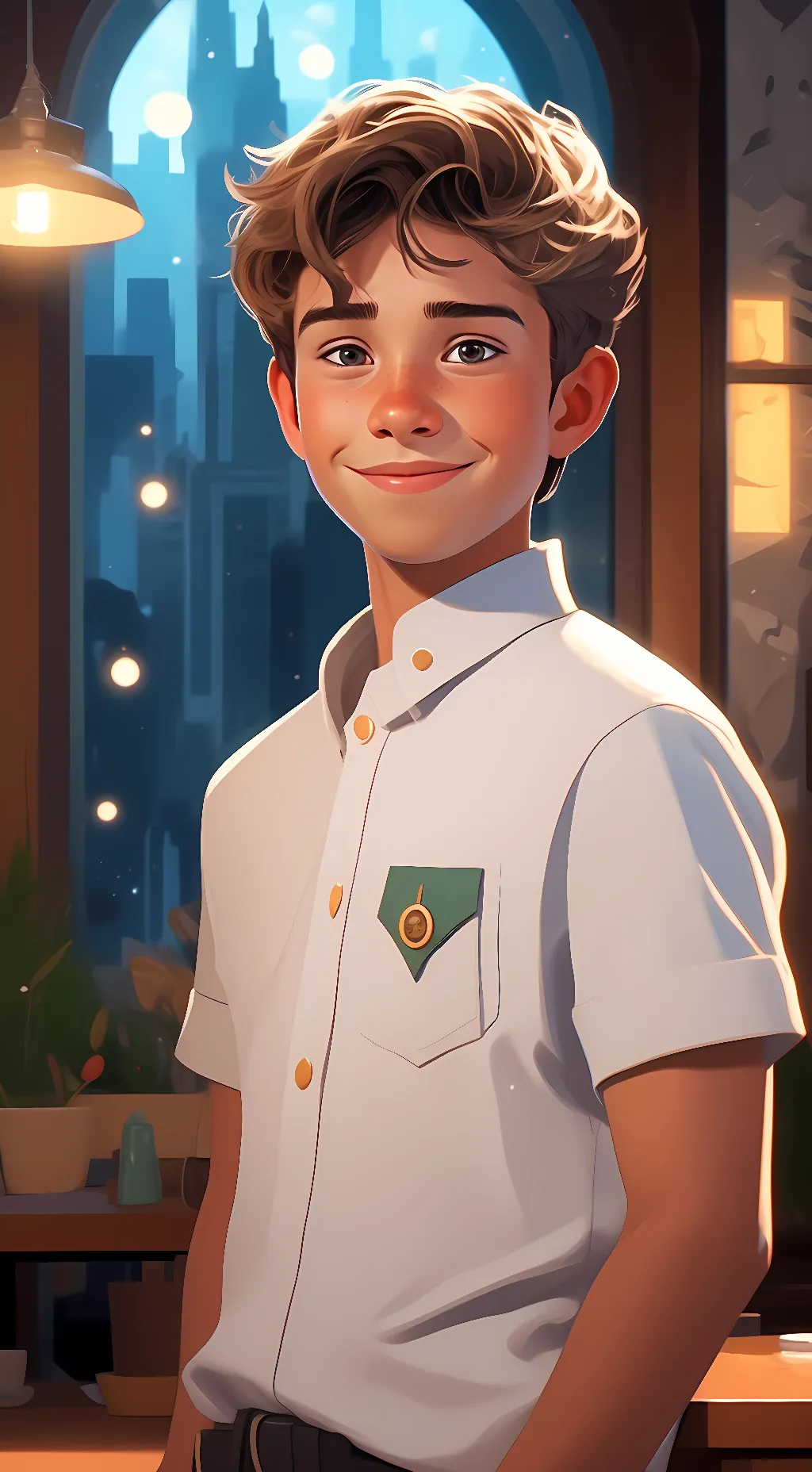 ai character: Walker  background