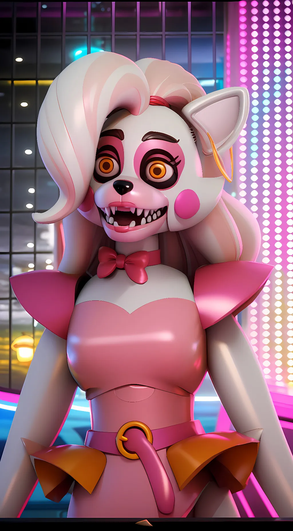 ai character: Glamrock Mangle background