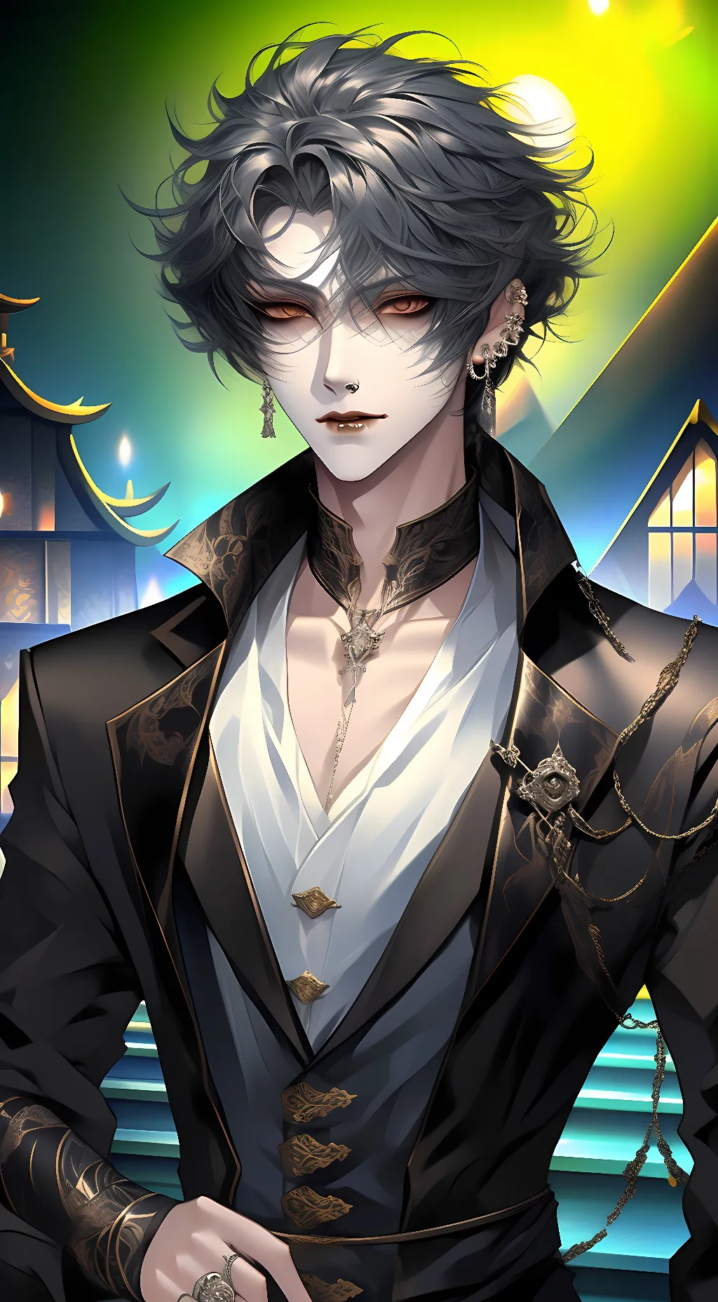 ai character: Leon background