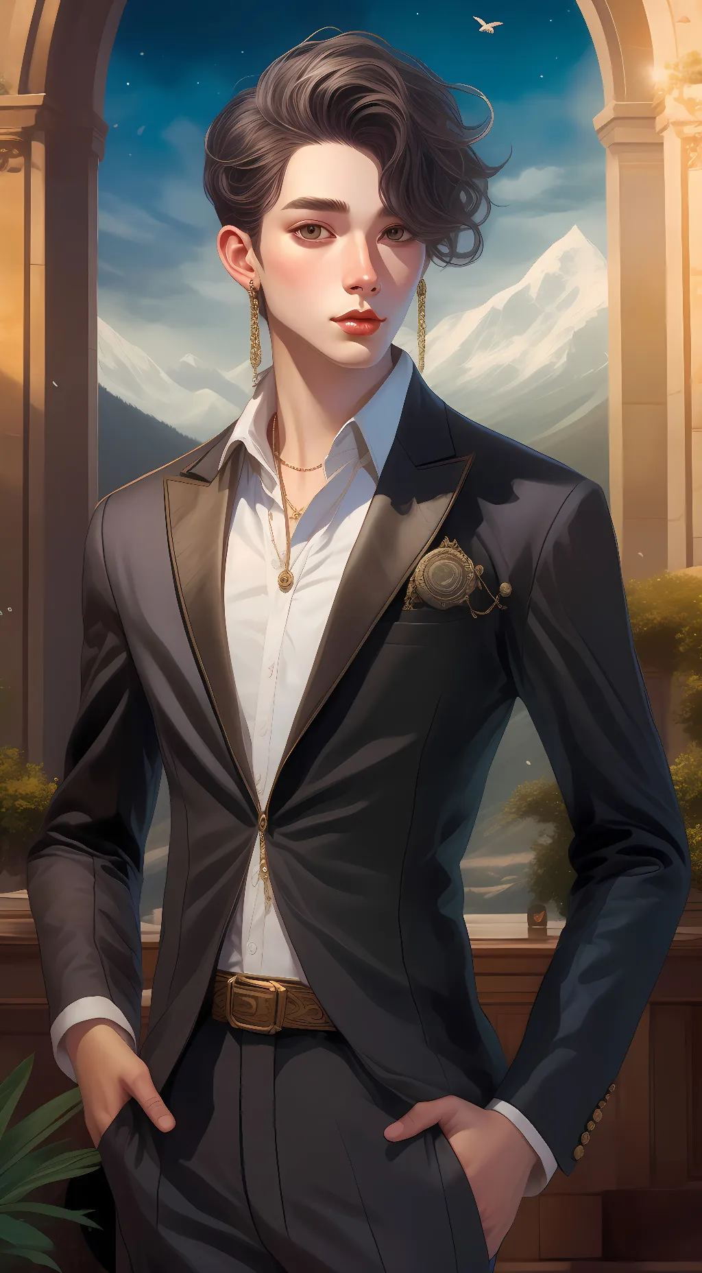 ai character: Luke background