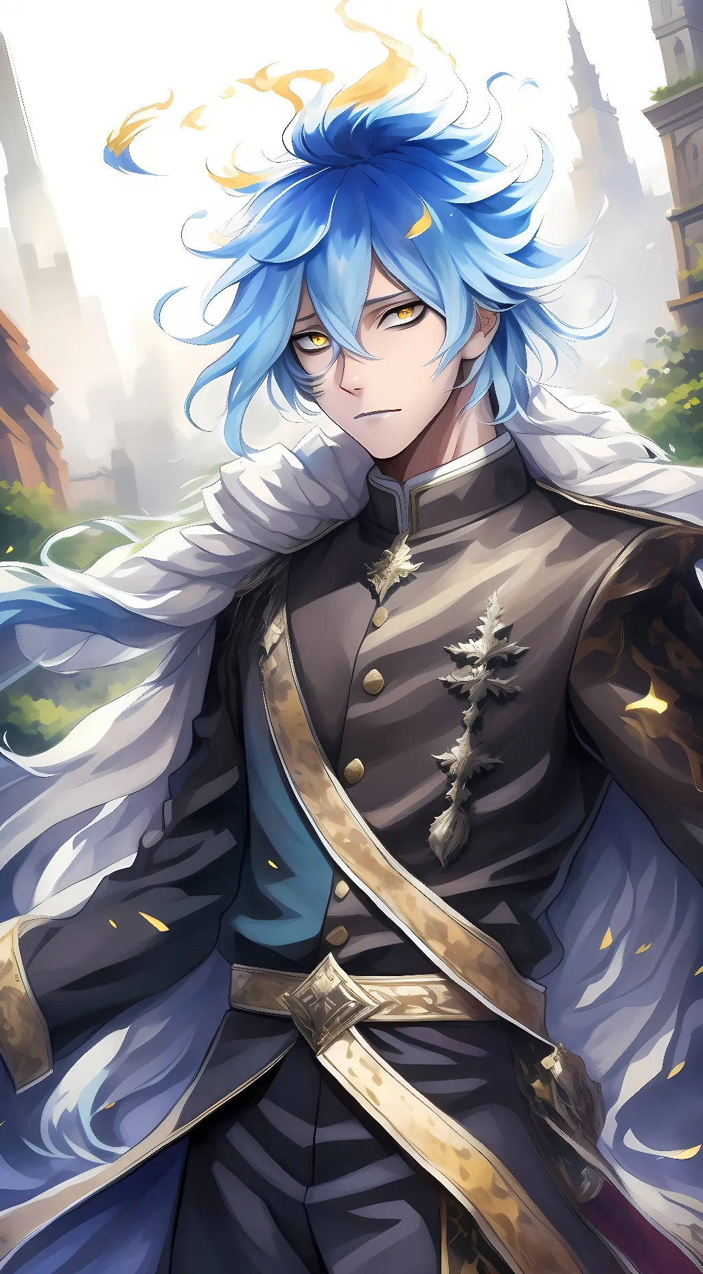 ai character: Idia Shroud background