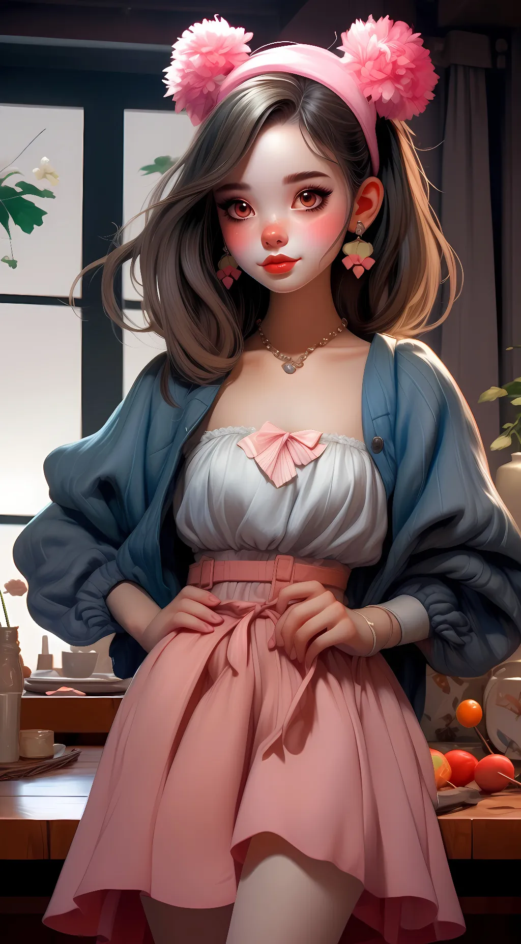 ai character: mimi  background