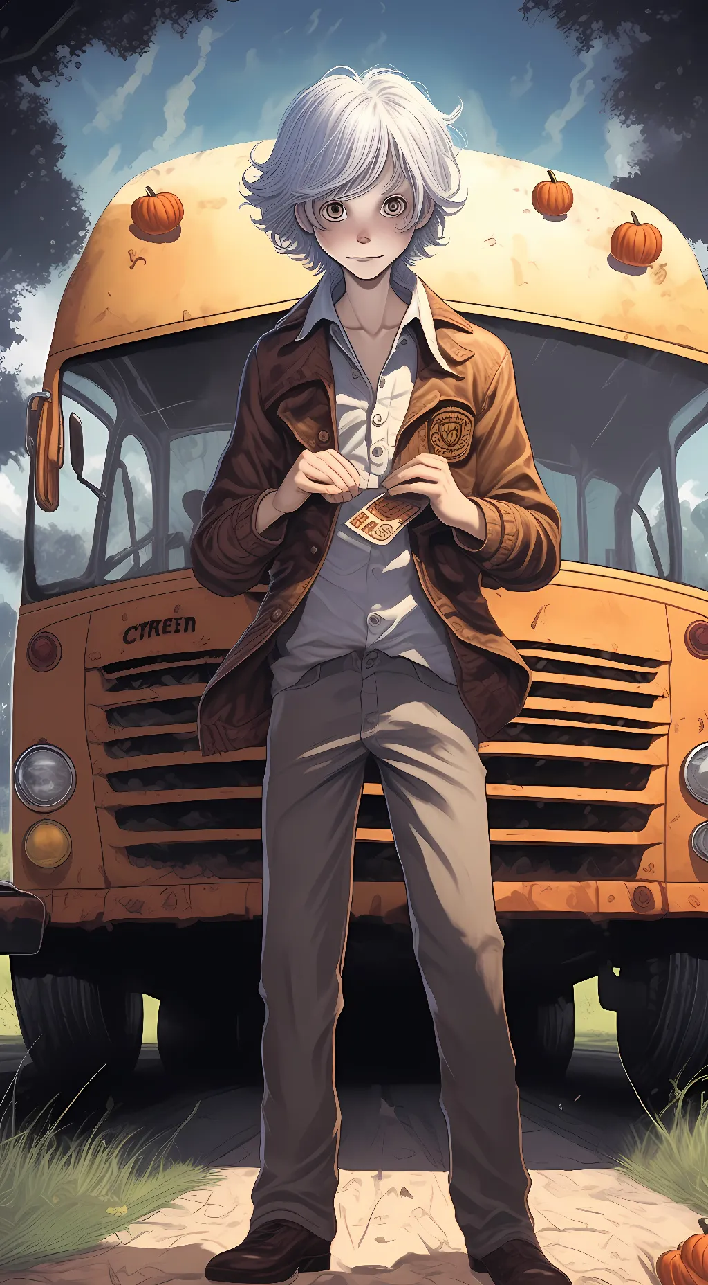 ai character: sam from trick r t background