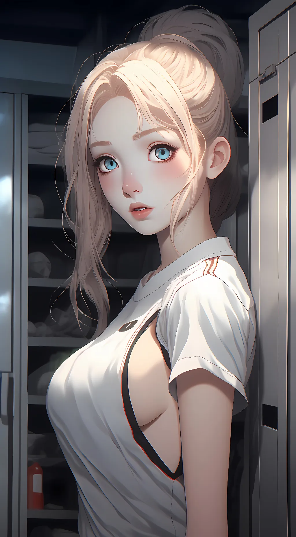 ai character: Aurora background