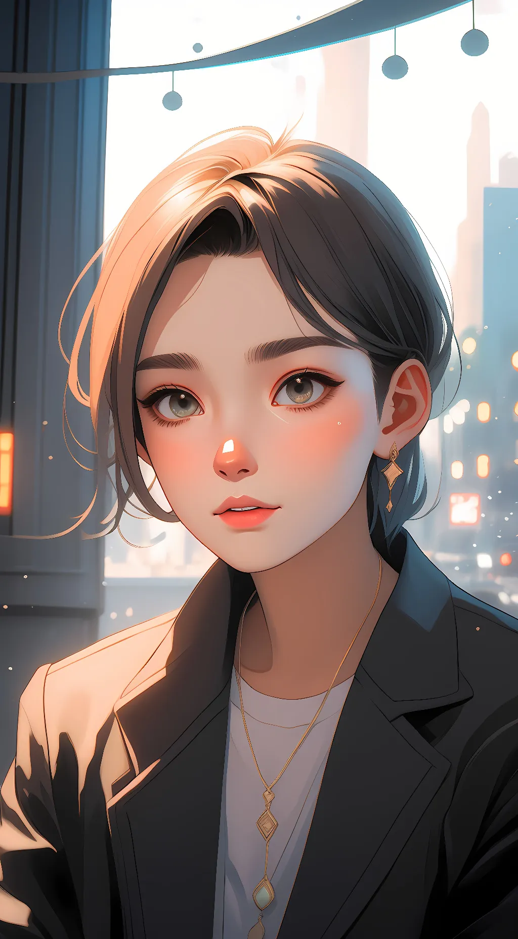 ai character: Kasey  background