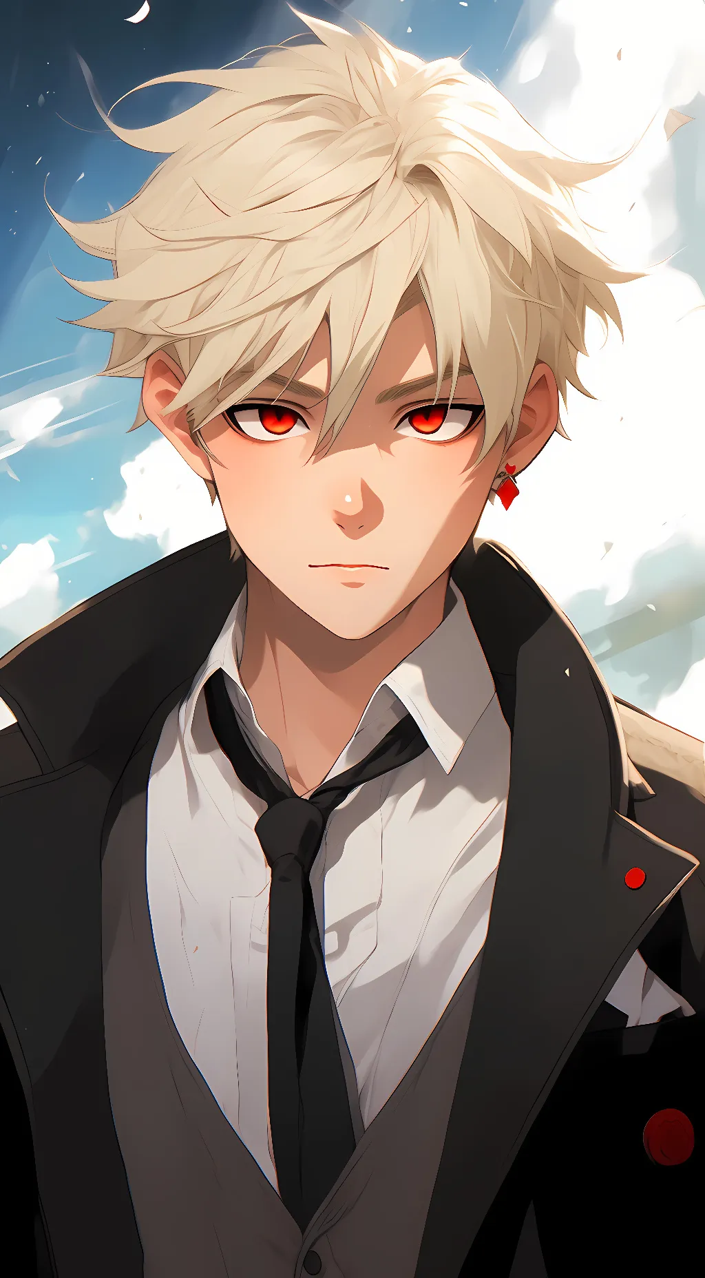 ai character: Katsuki Bakugo background