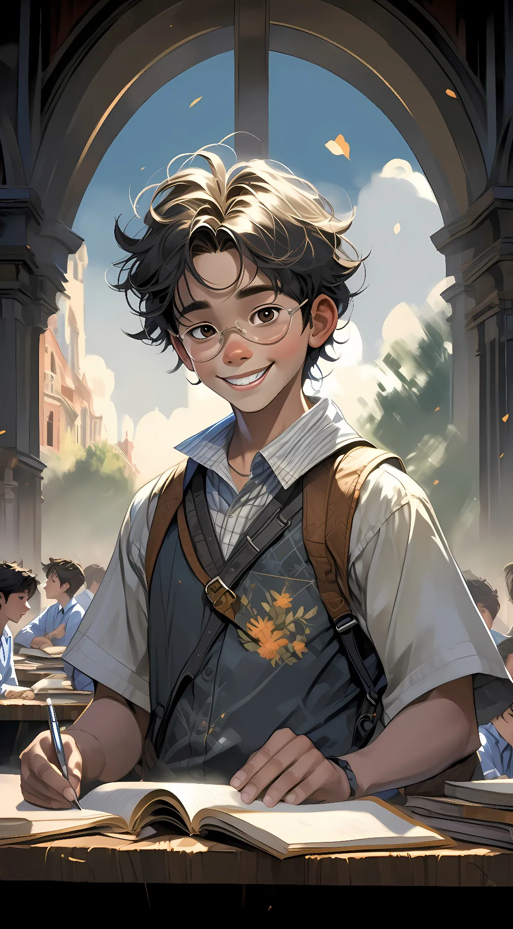 ai character: Damian background