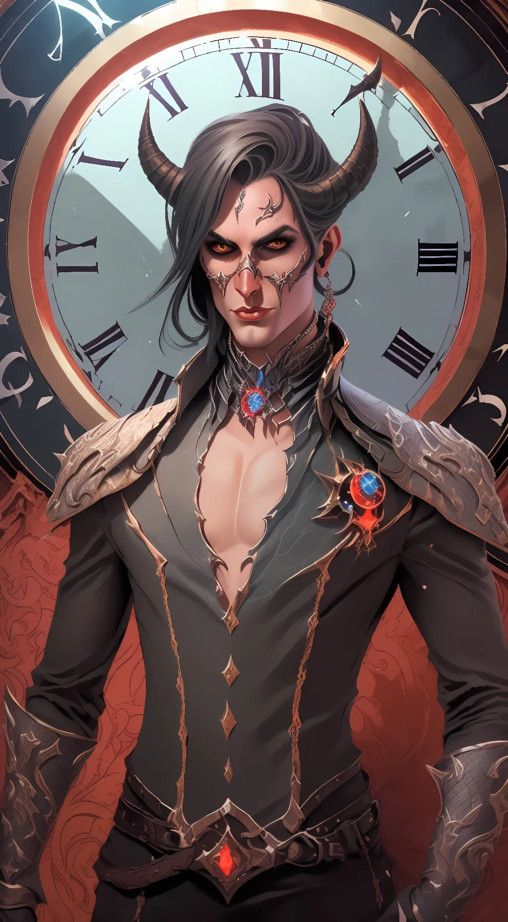 ai character: Avon  background