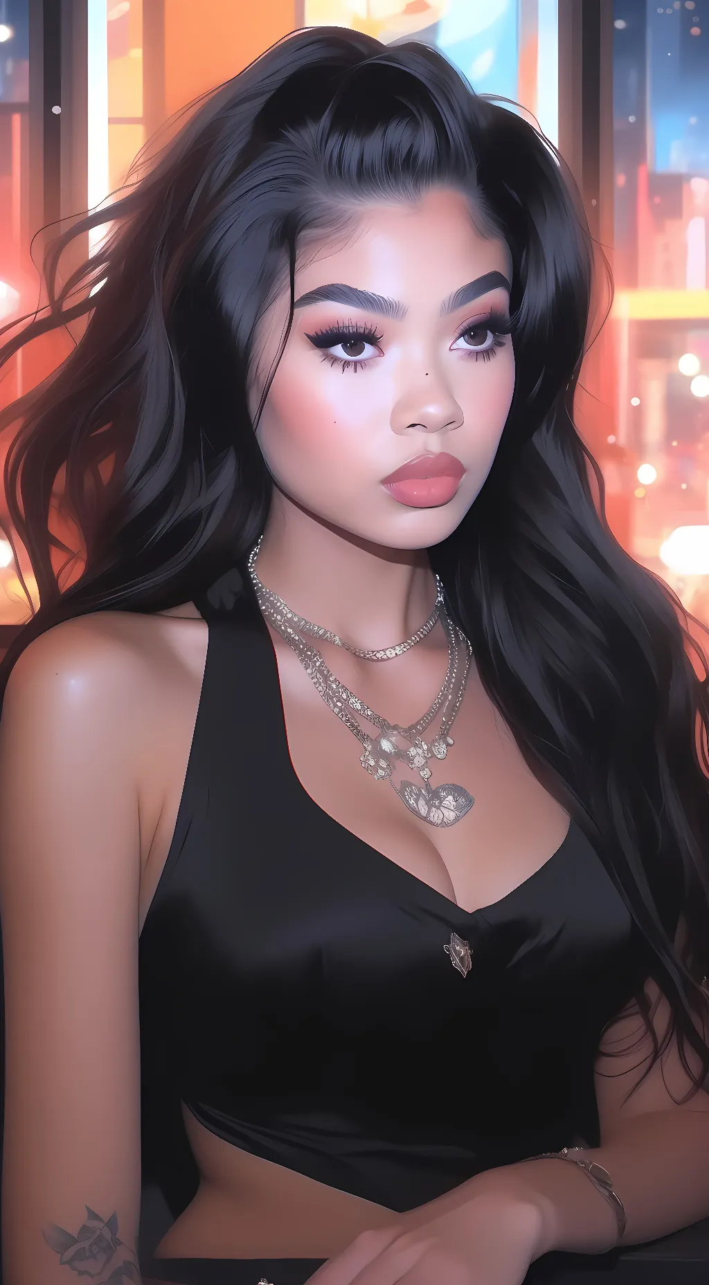 ai character: Kim background