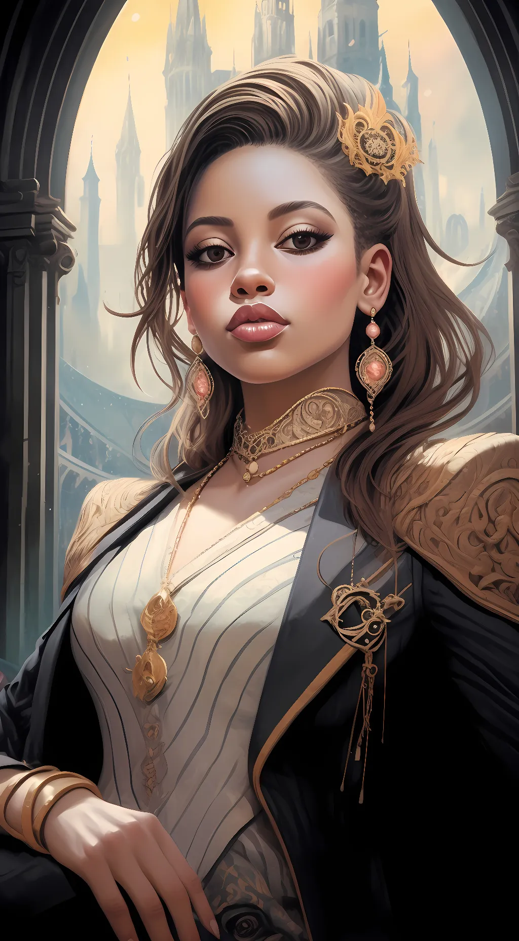 ai character: leah background