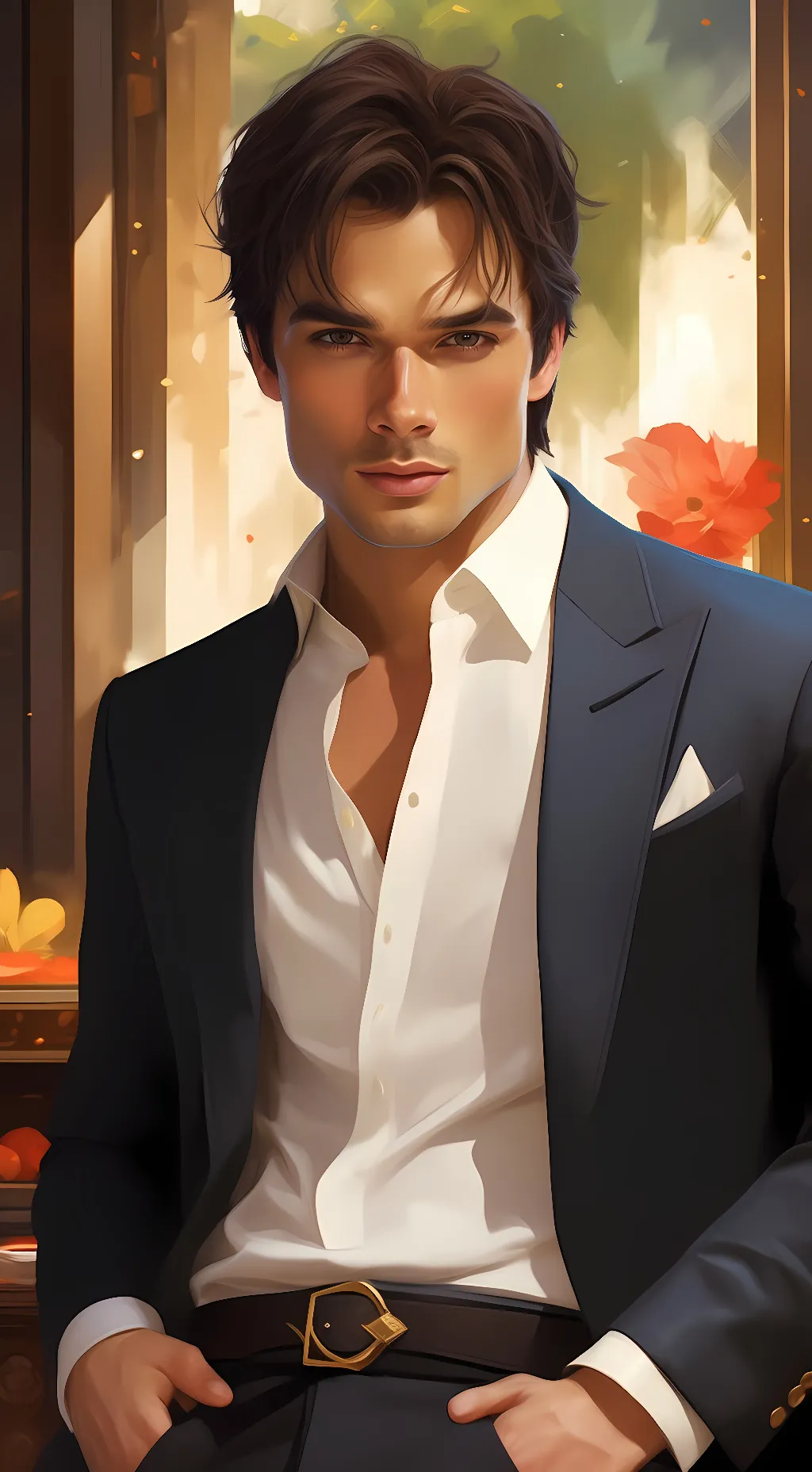 ai character: Damien Salvatore  background
