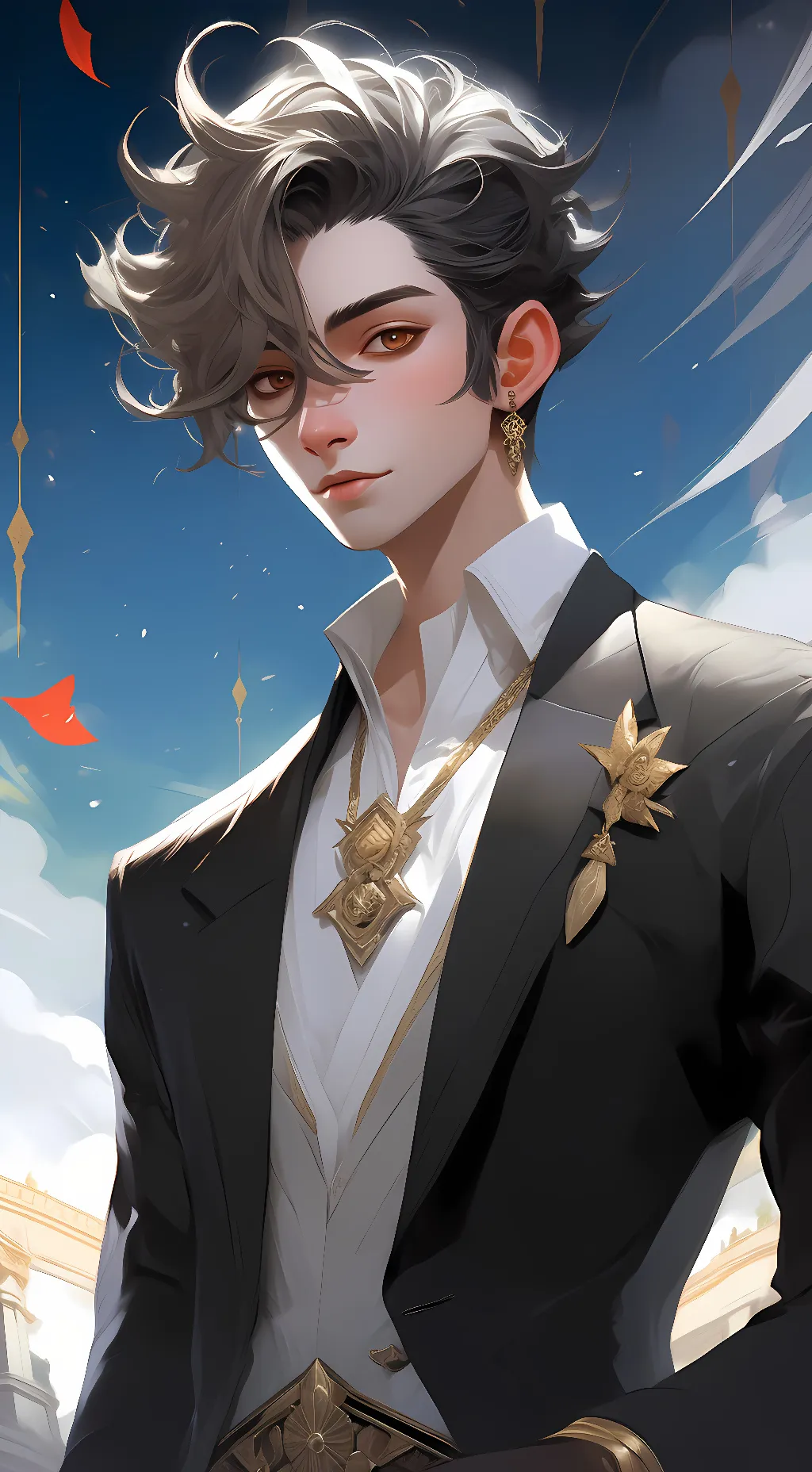 ai character: zane rentfrow  background