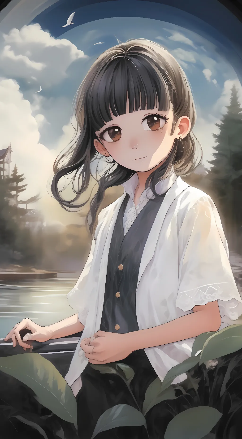 ai character: you'r crush  background