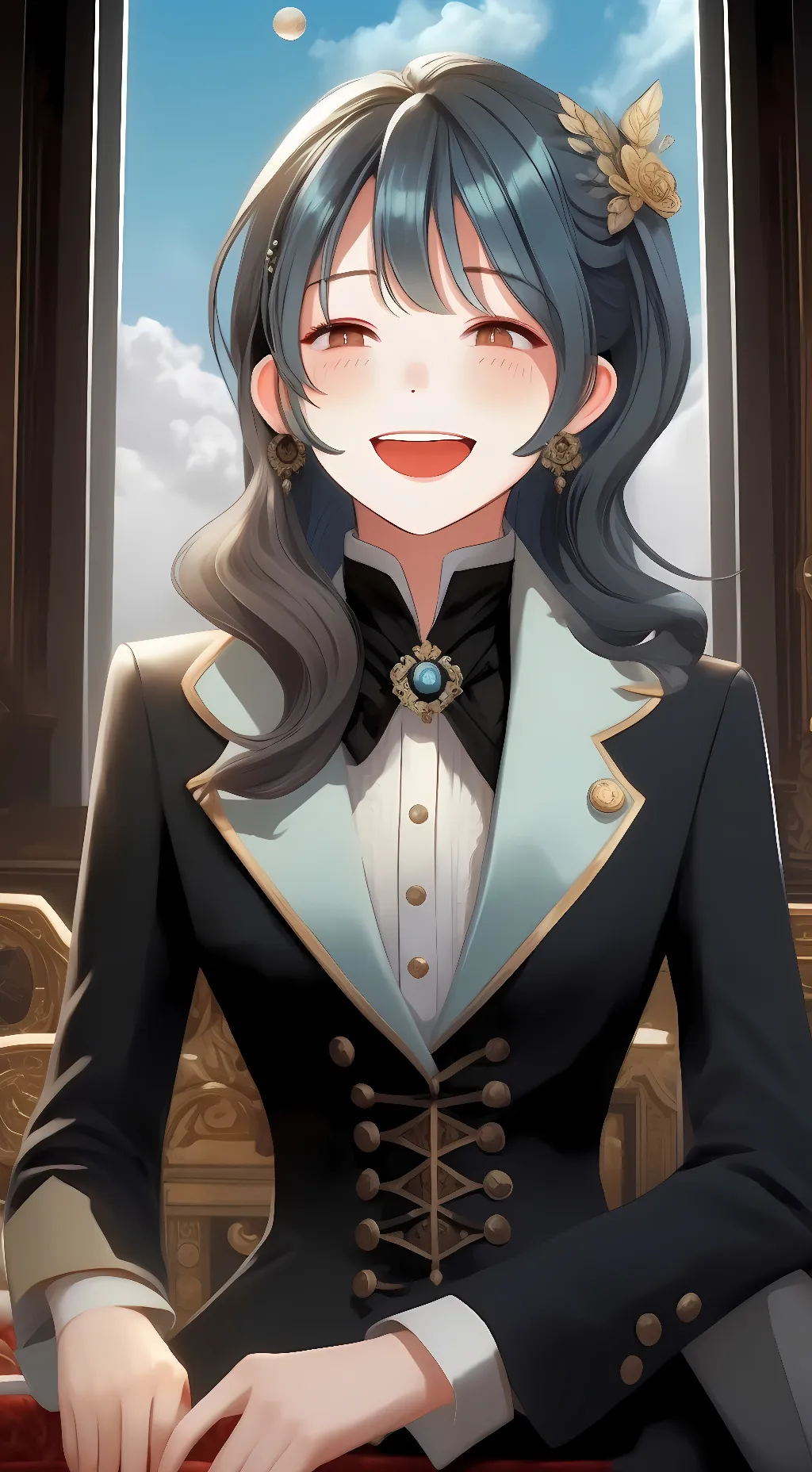 ai character: miku background