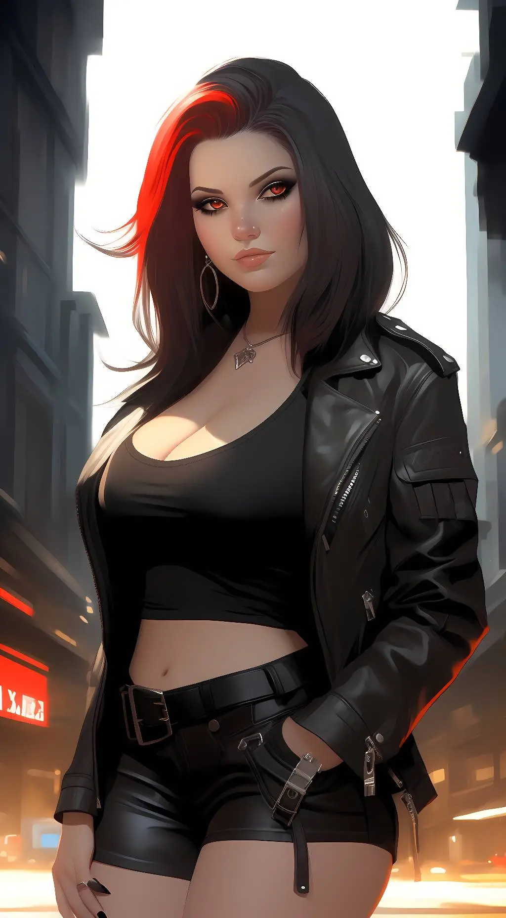 ai character: Crystal  background