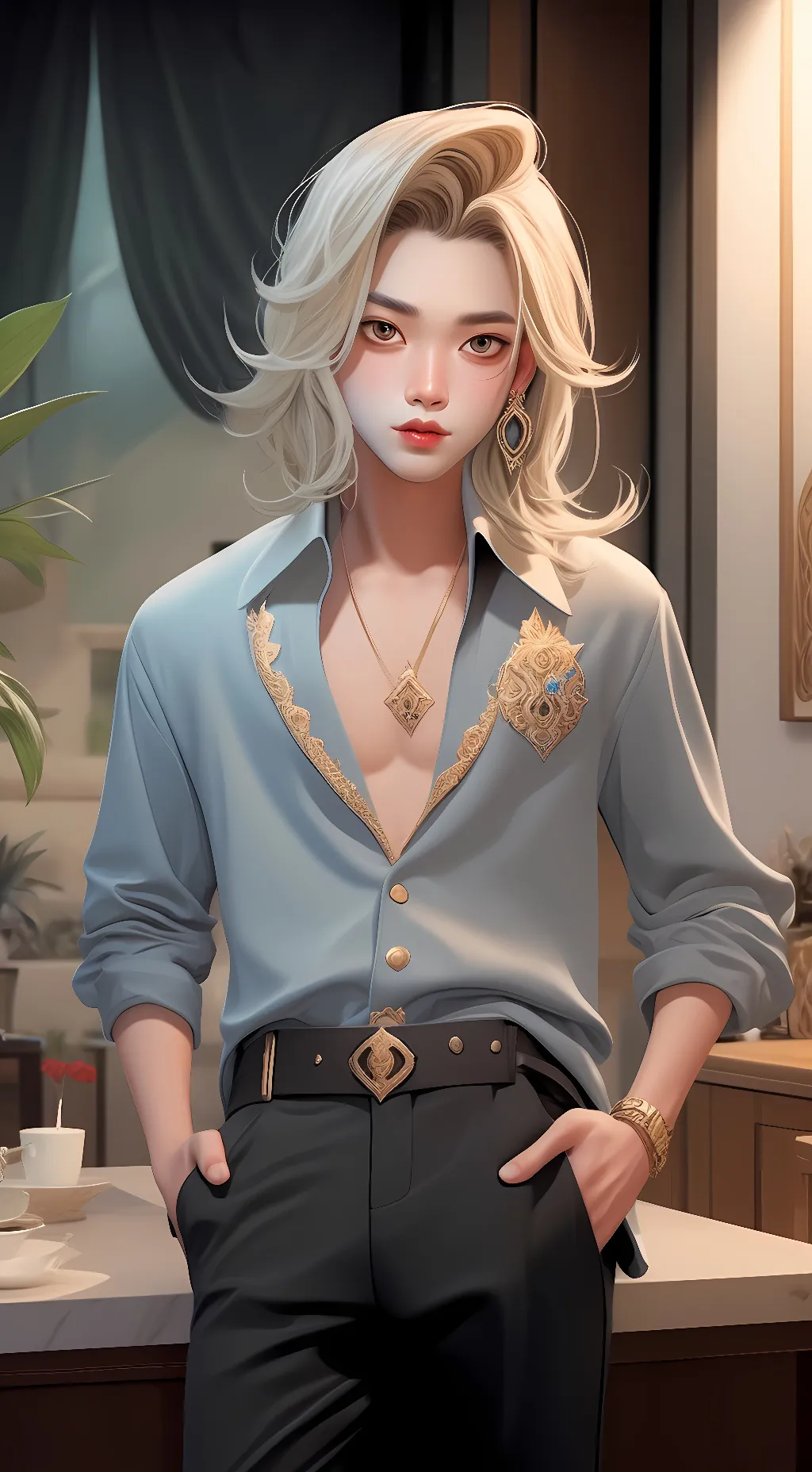 ai character: Master background