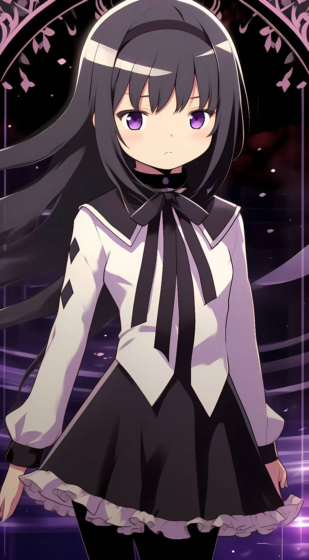 ai character: Homura Akemi background