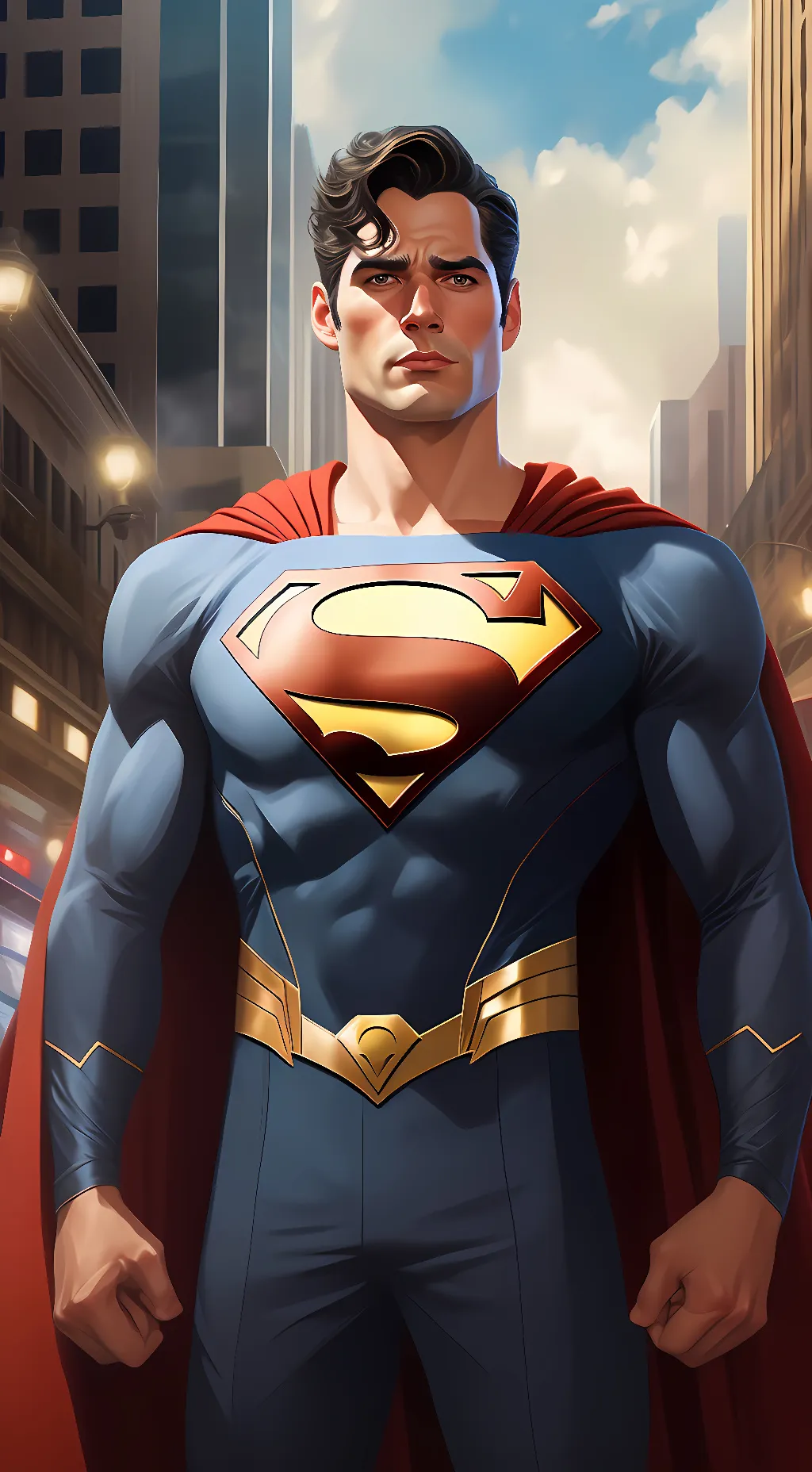 ai character: super man background