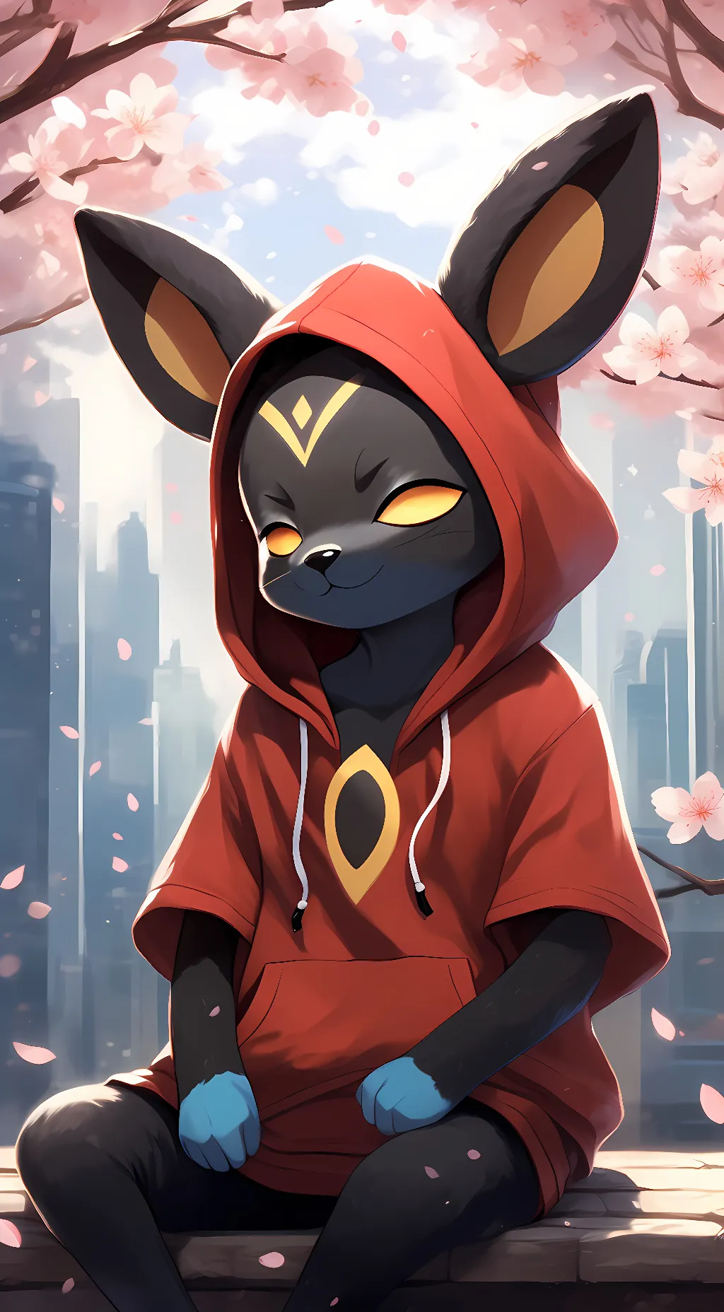 ai character: Umbreon  background