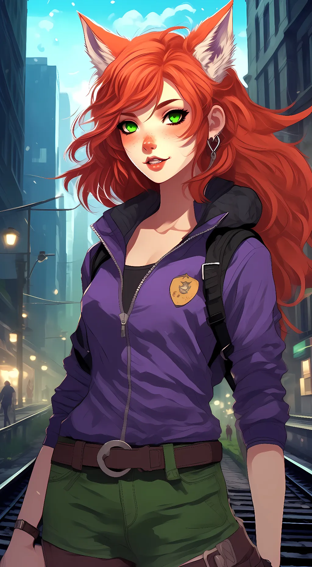 ai character: Kina Serine  background