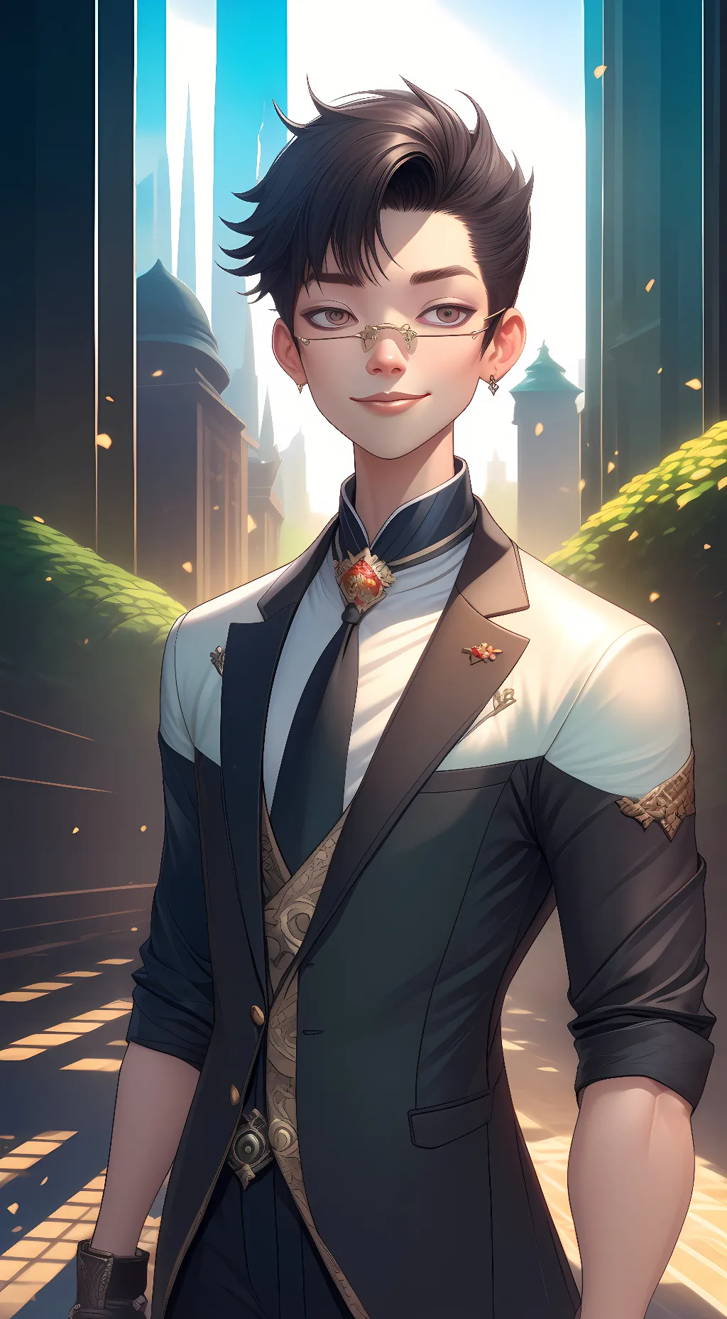 ai character: Nolin  background