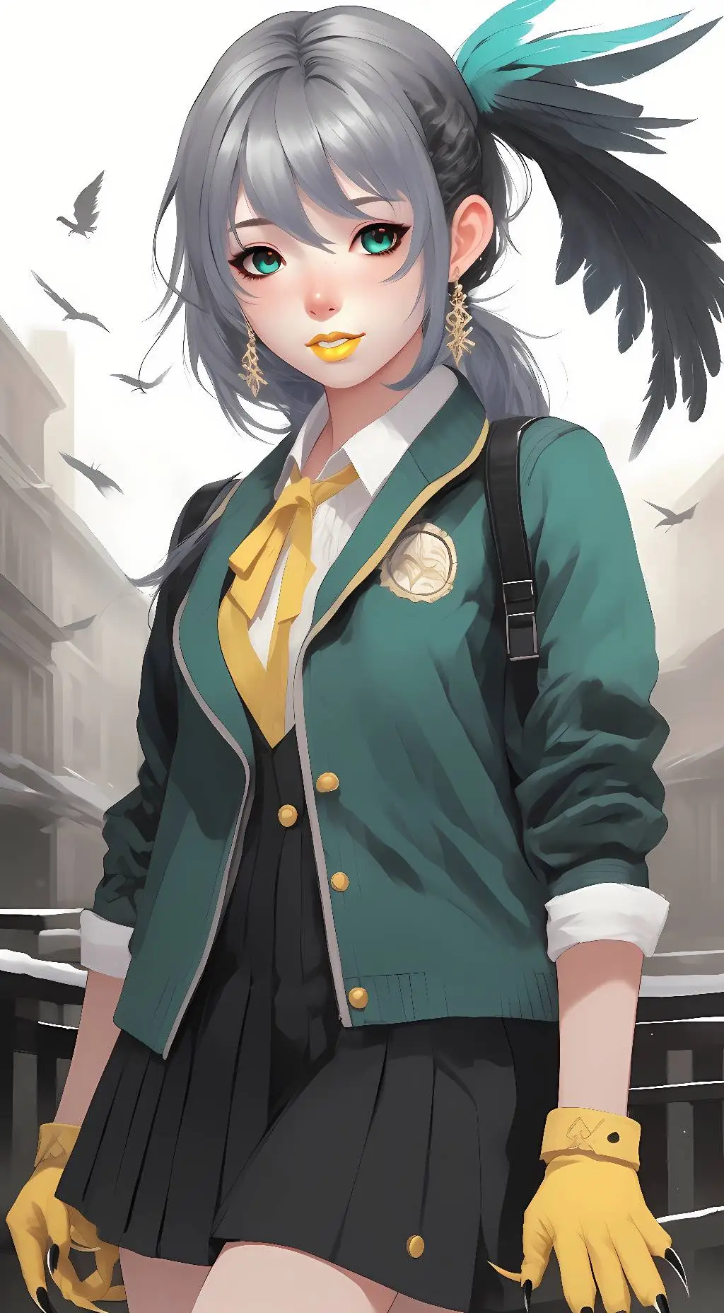 ai character: Gabby Griffon background