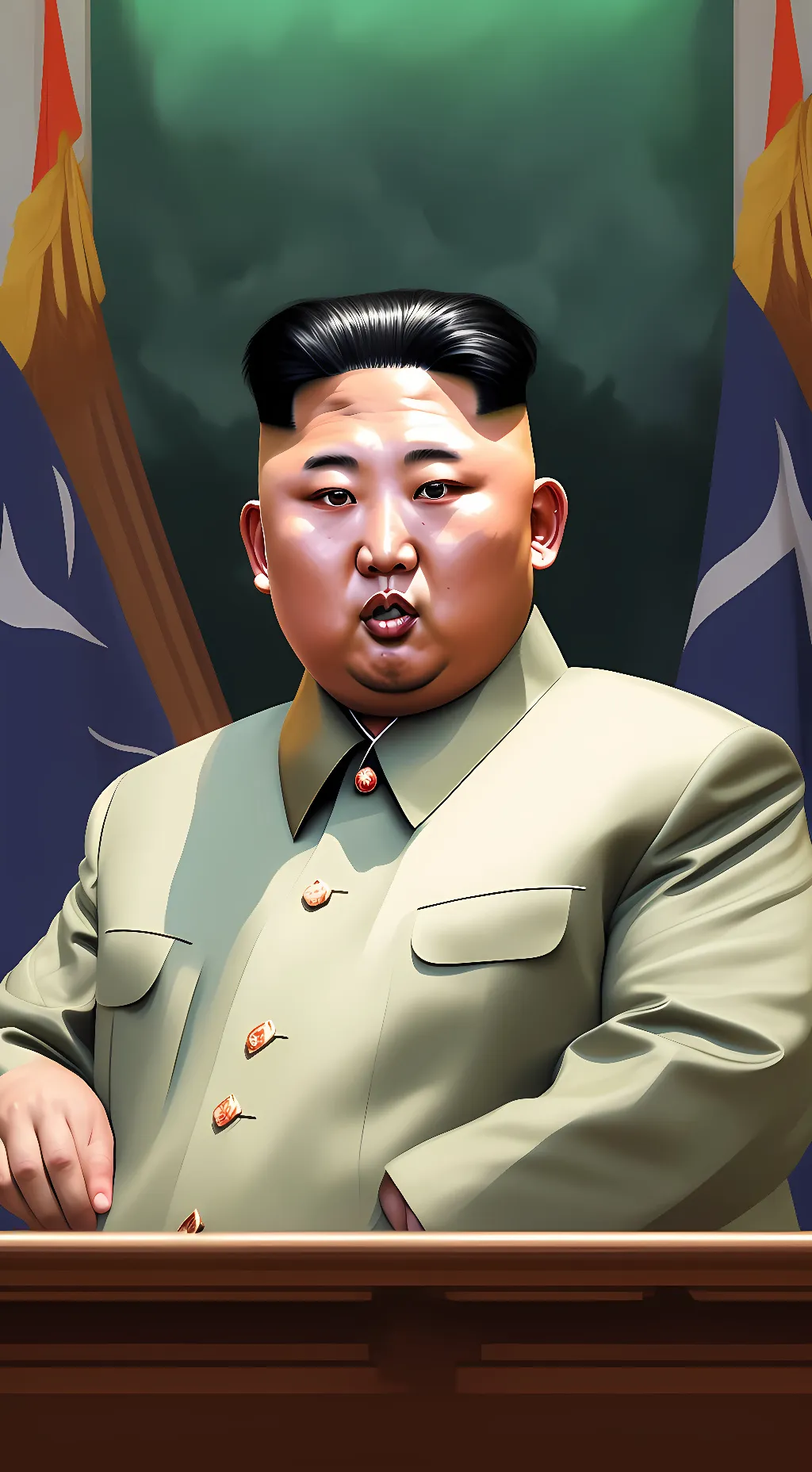 ai character: Kim Jong Un background