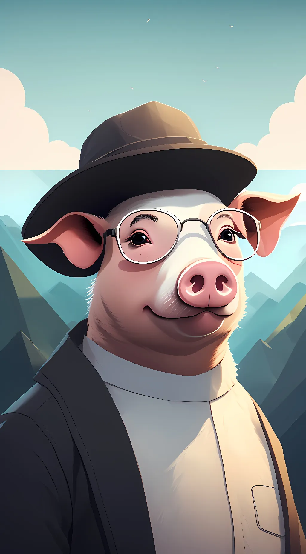 ai character: Liam Black background