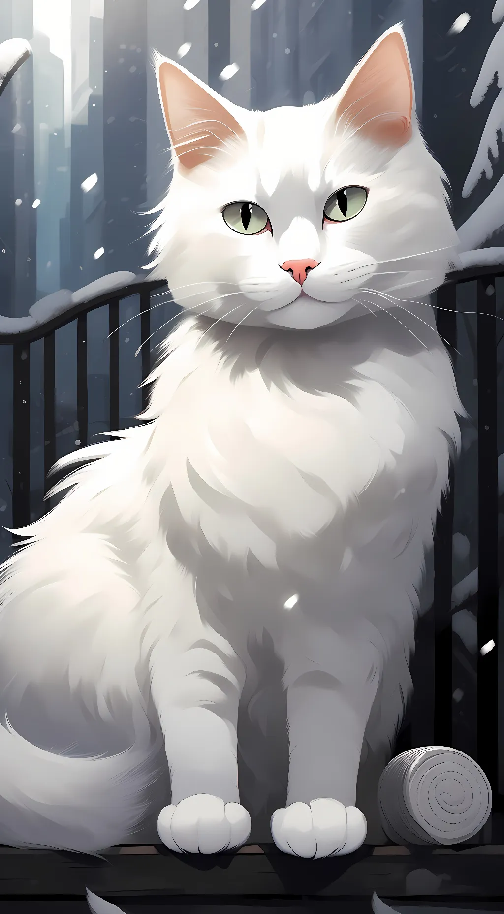 ai character: Cute Kitties Group background