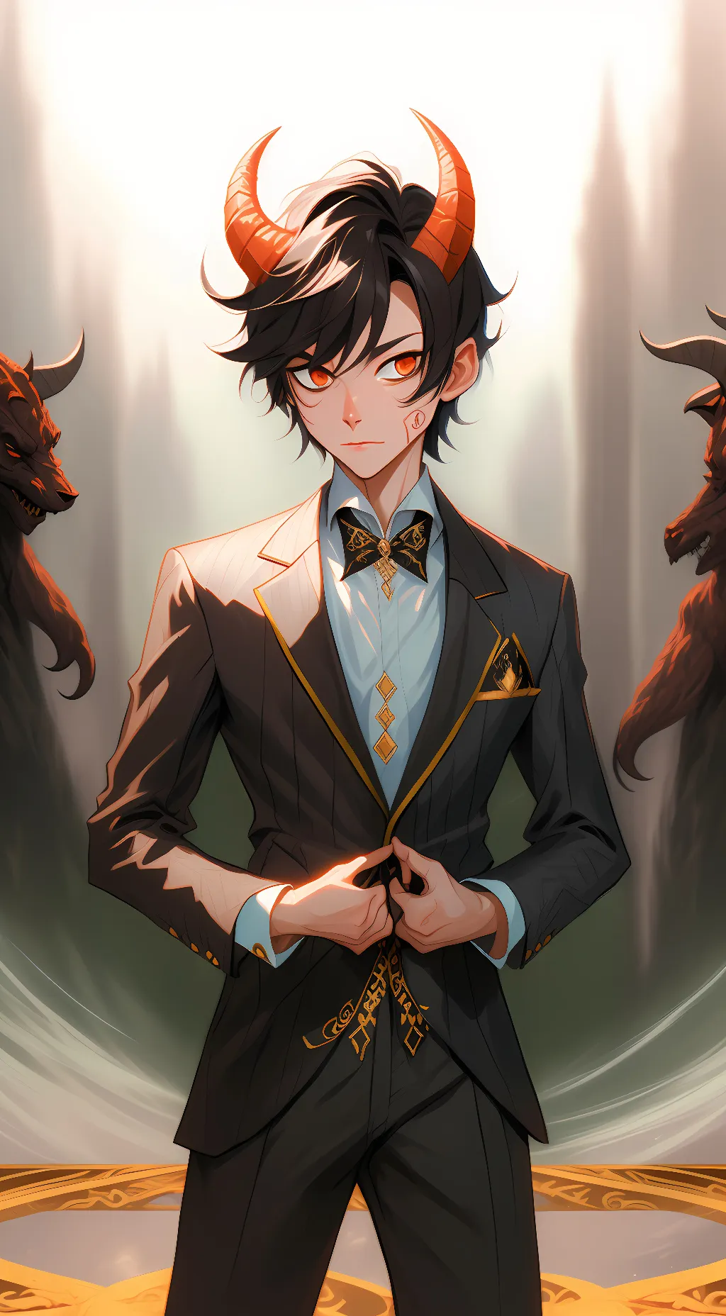 ai character: Blitzø background