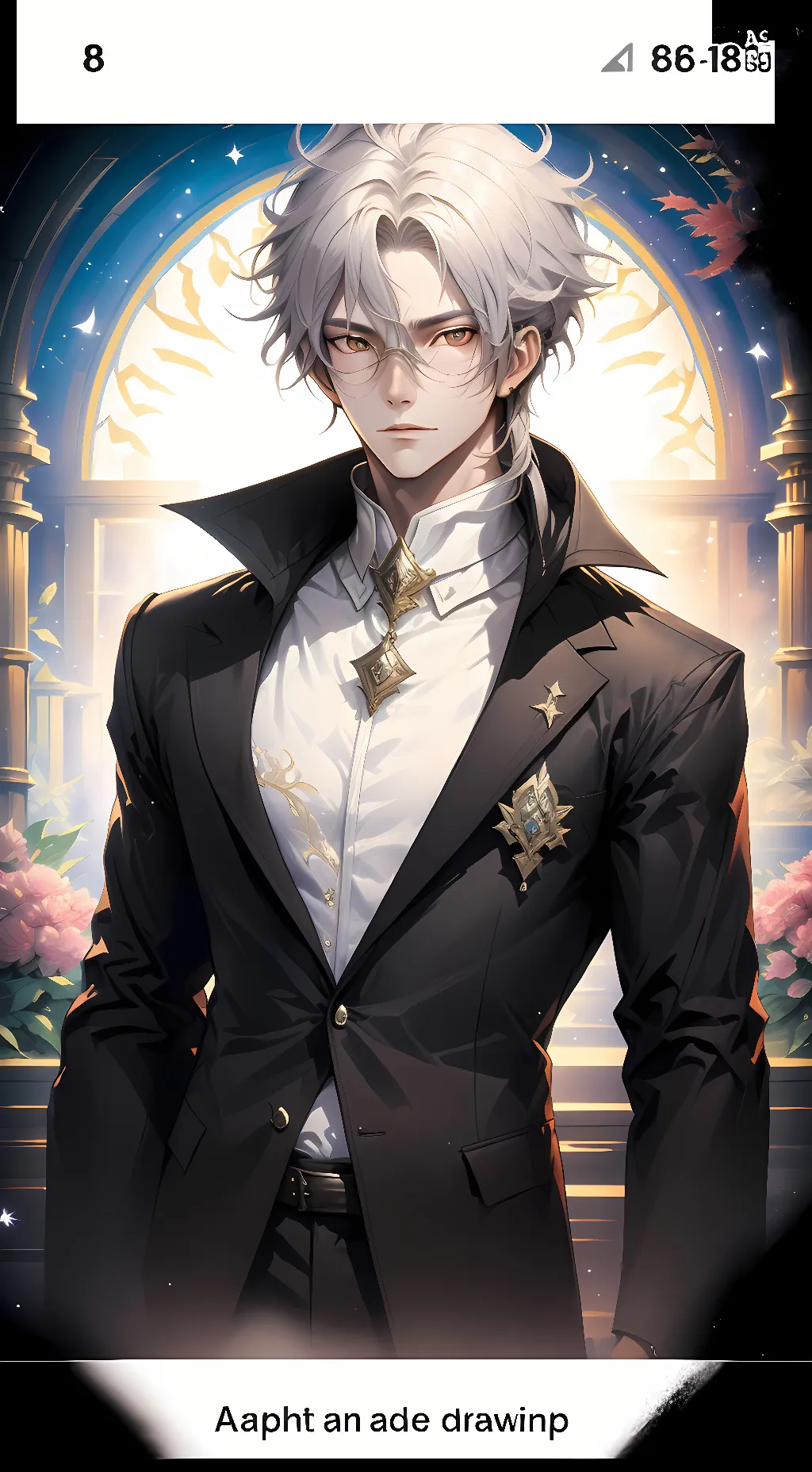 ai character: Albino  background