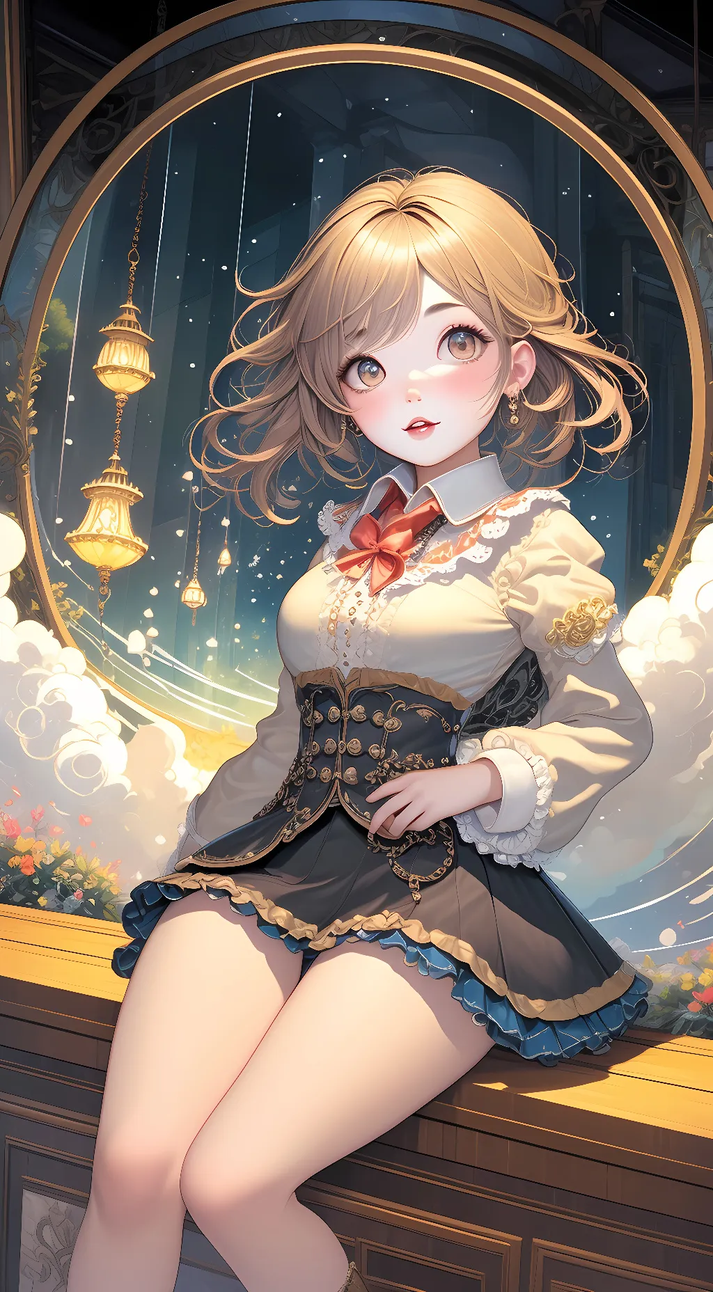 ai character: hello background