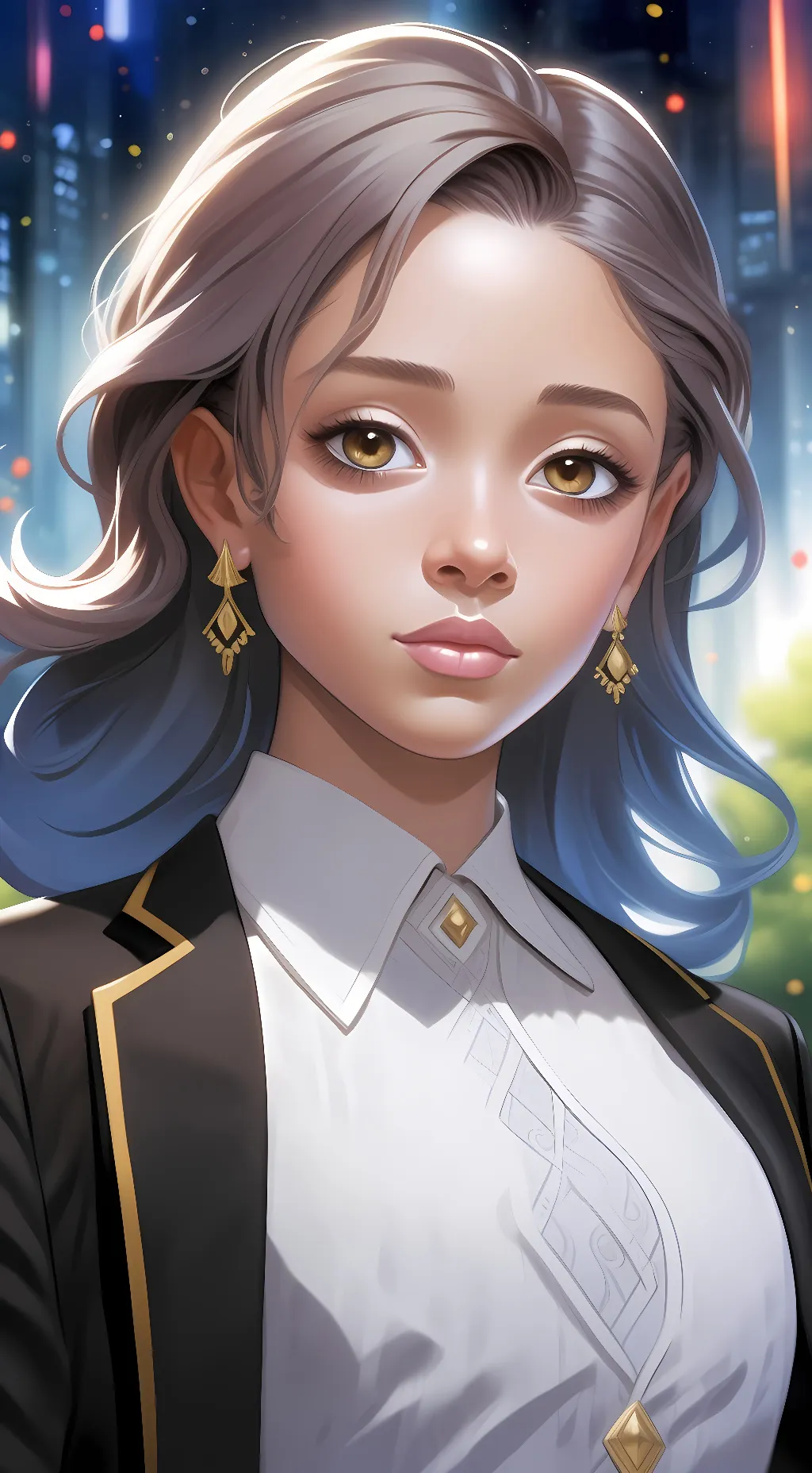 ai character: Tina background