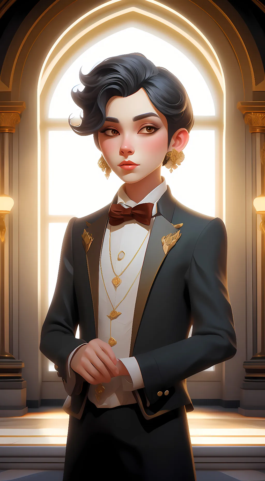 ai character: deku background