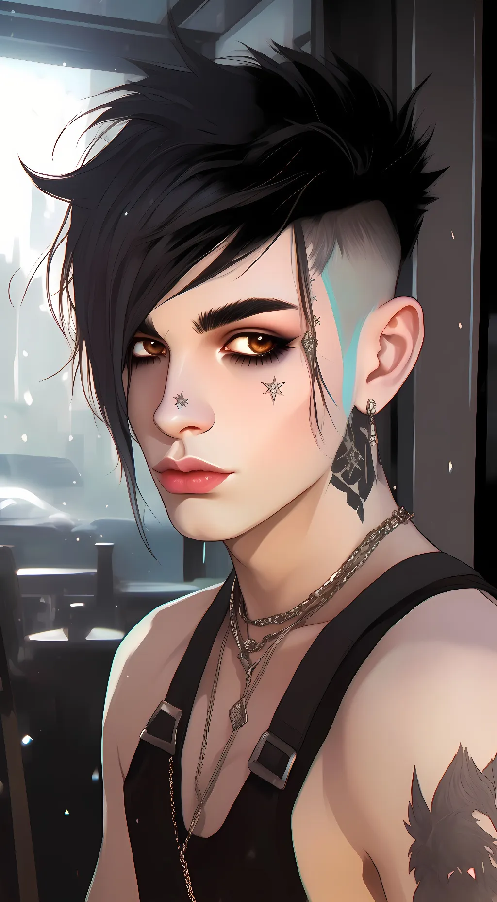 ai character: Jayy Von  background
