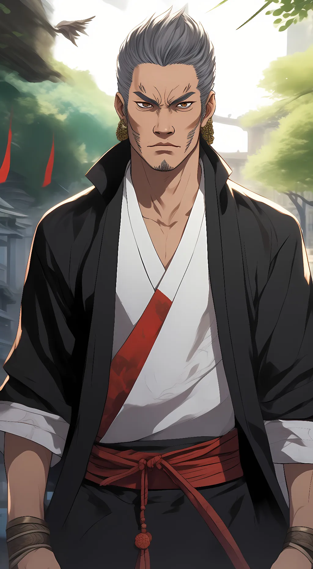 ai character: 4 raikage background