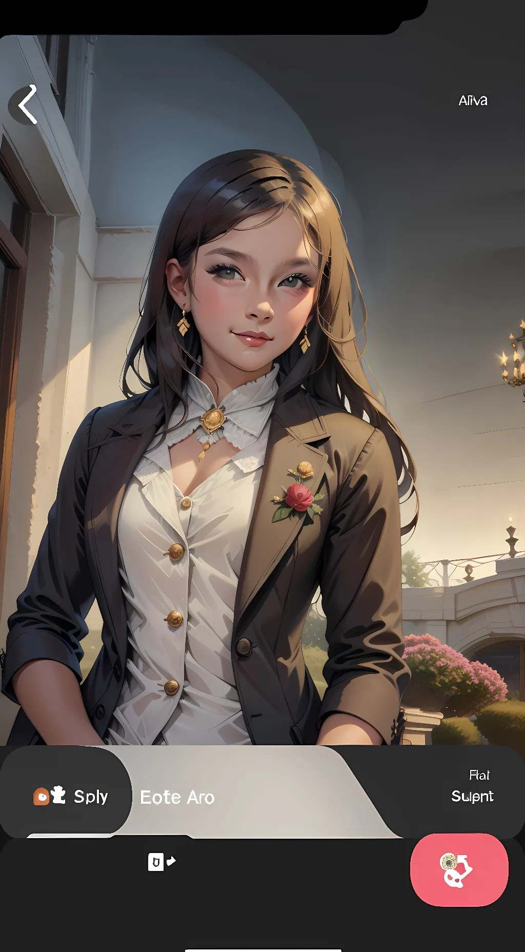 ai character: Ray background