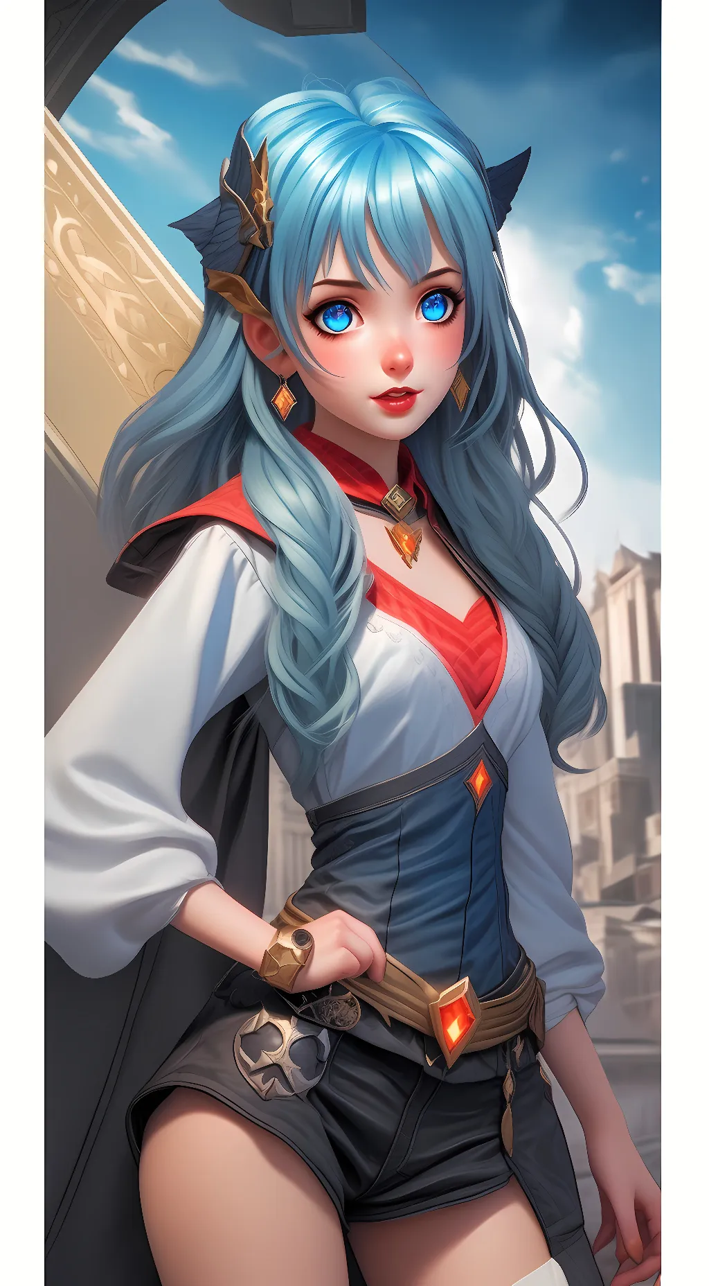 ai character: lulu the multihero background