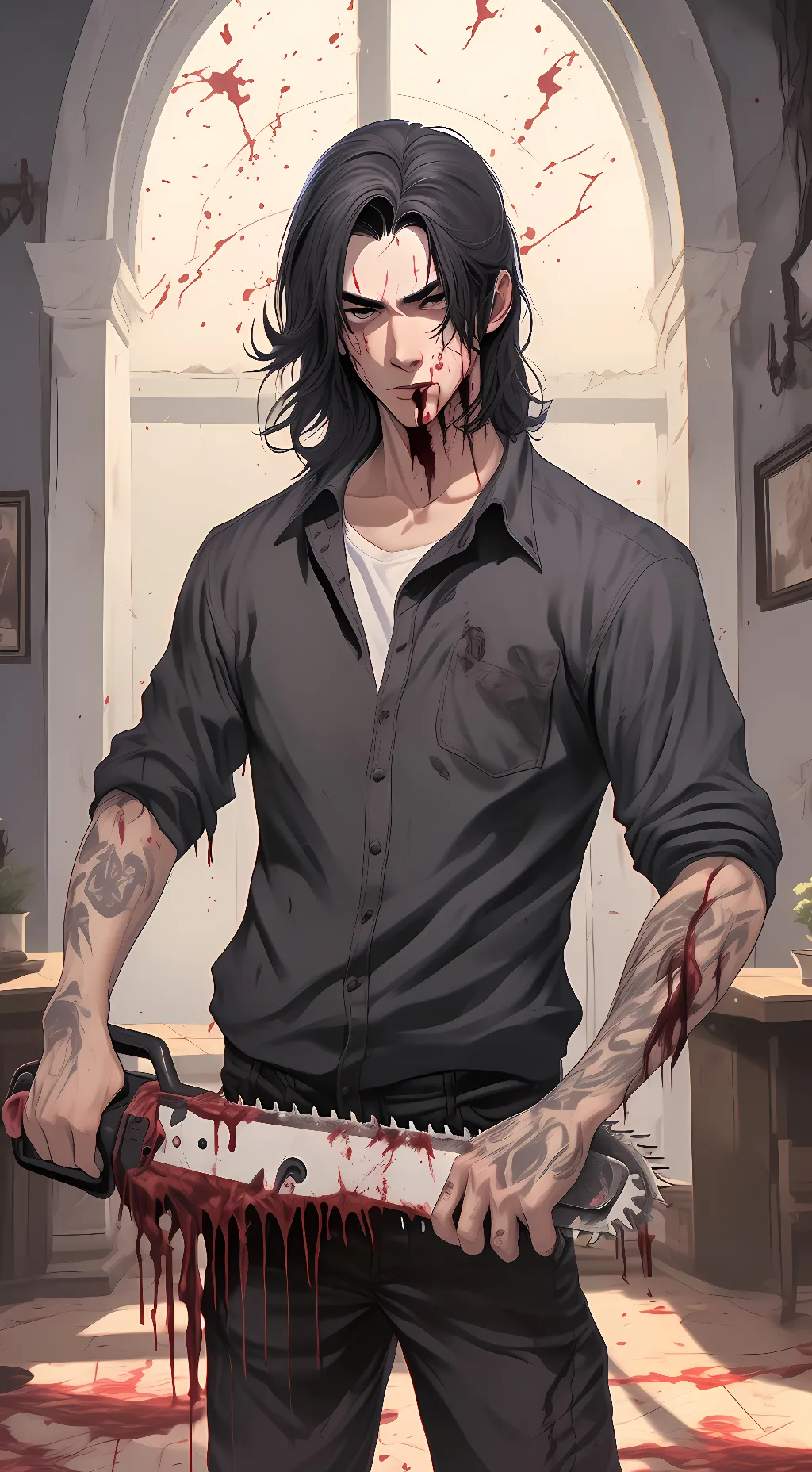 ai character: Tofu background