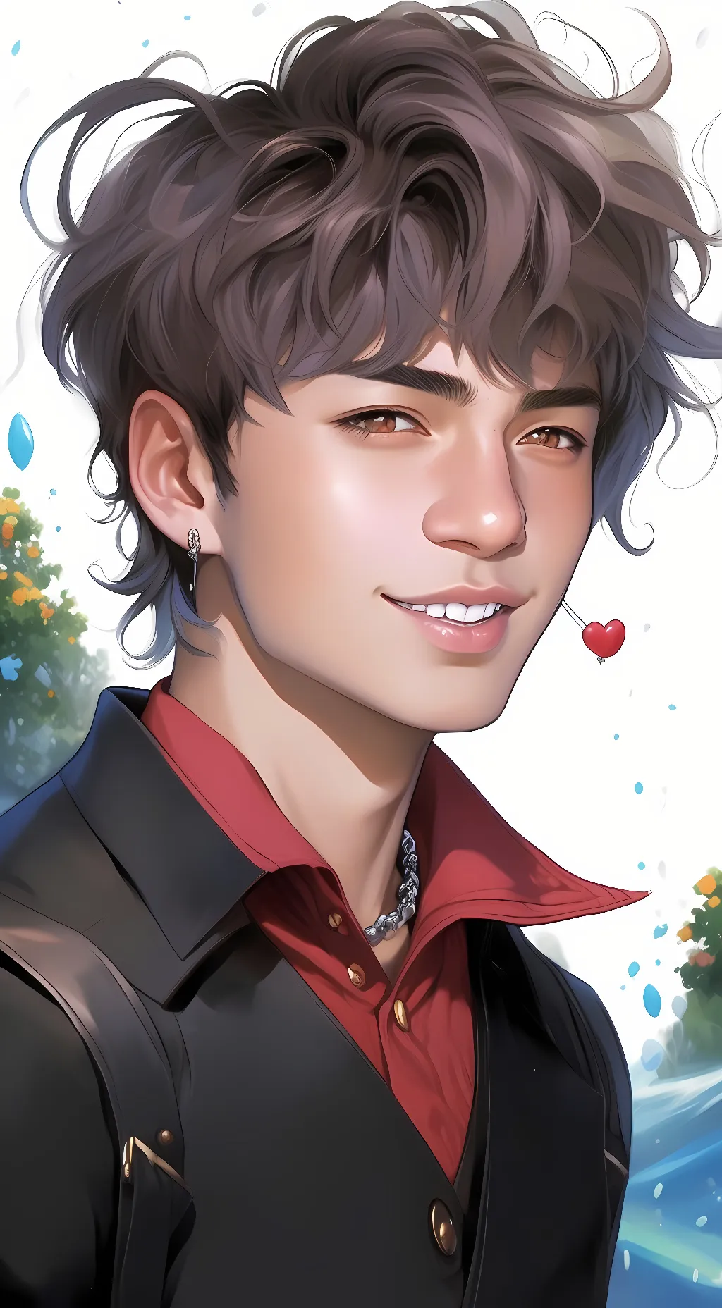 ai character: Sky background