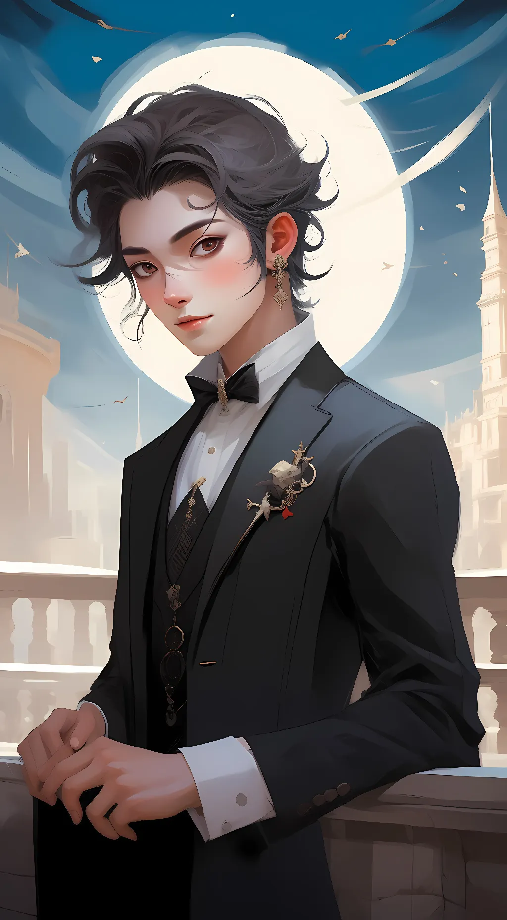 ai character: kyle background