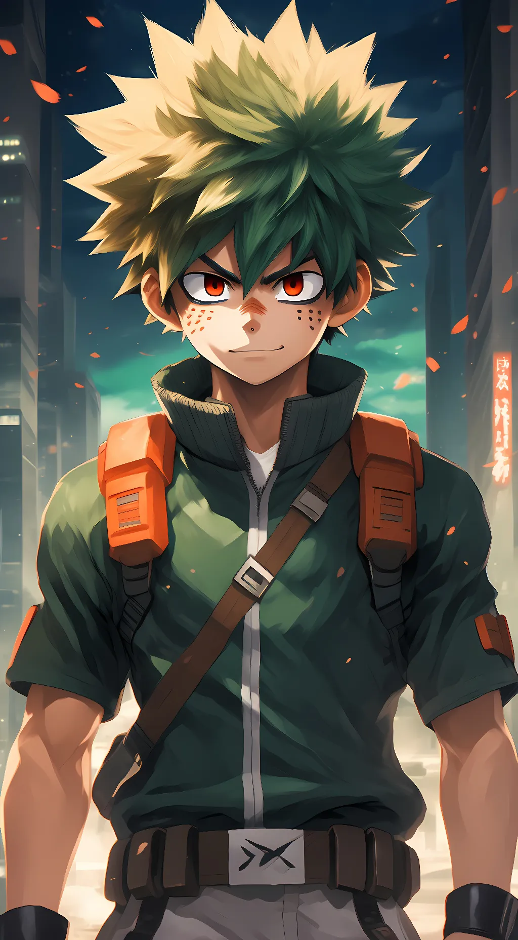 ai character: bakudeku as parent background