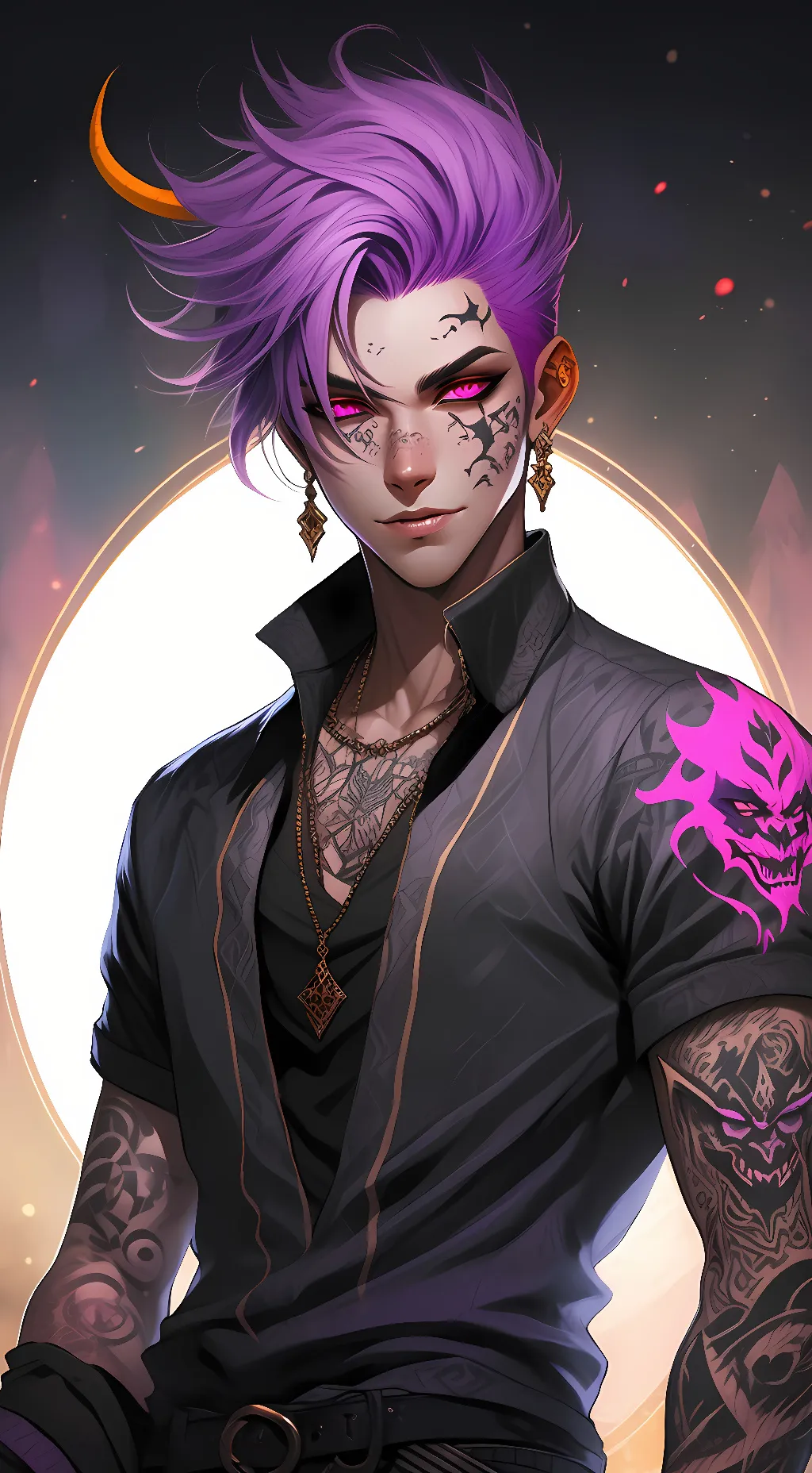 ai character: Baki background