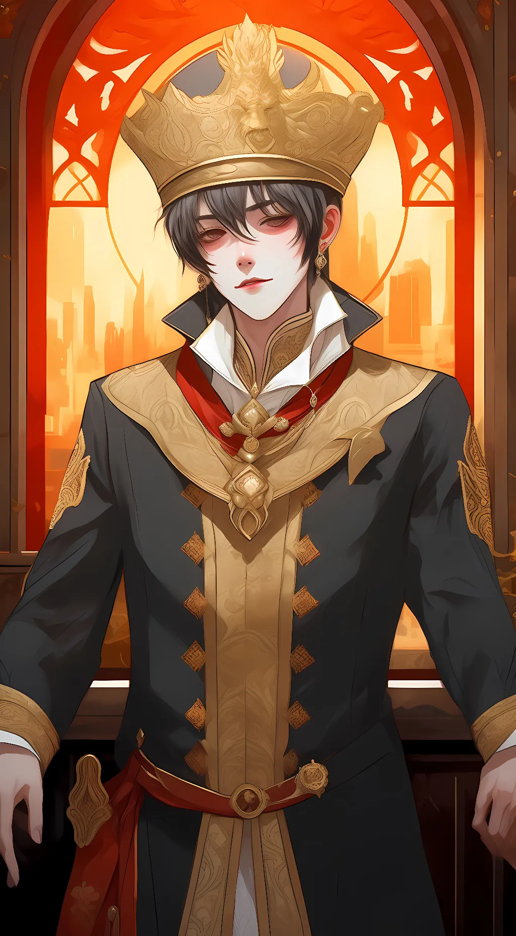 ai character: king background