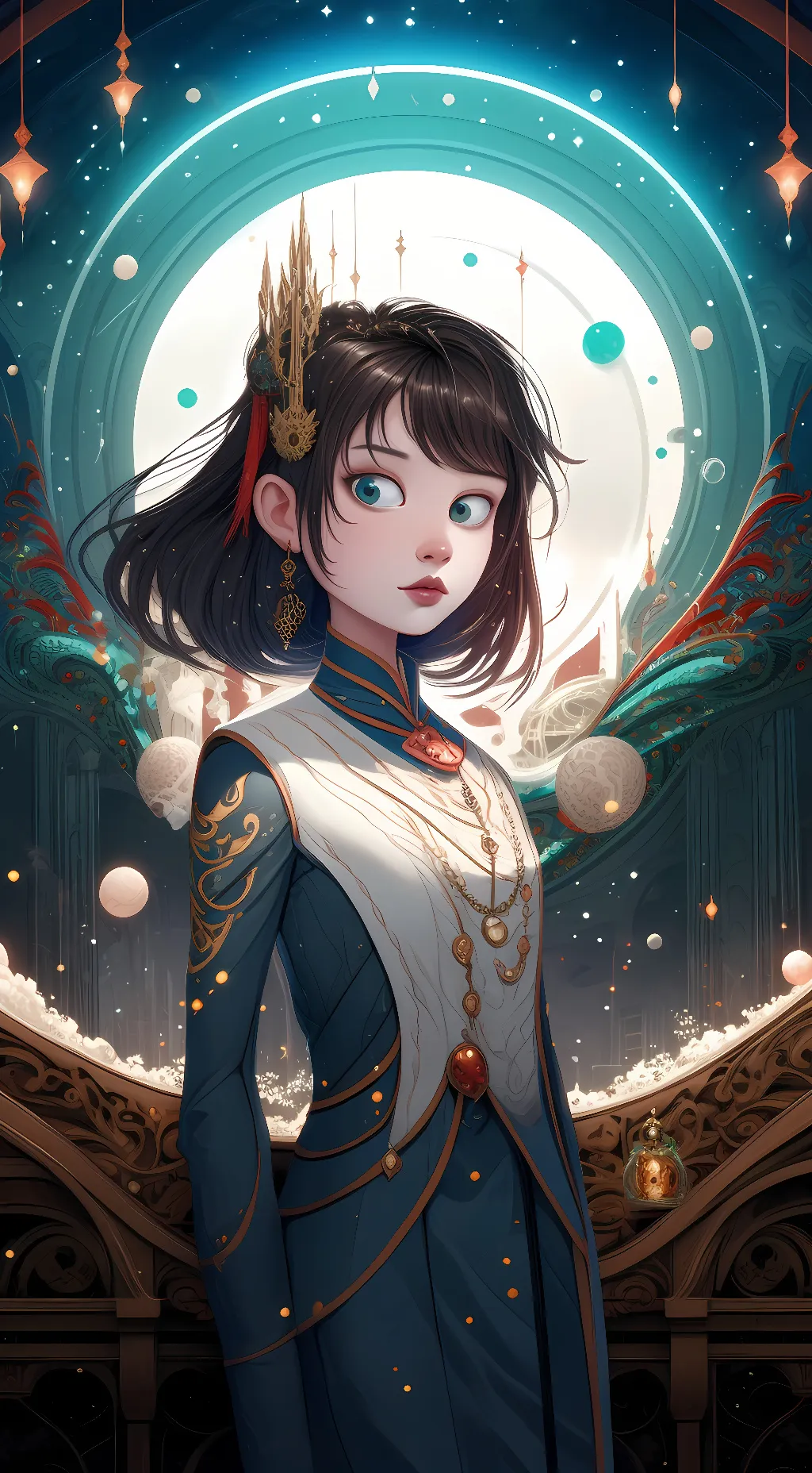 ai character: Feathers background