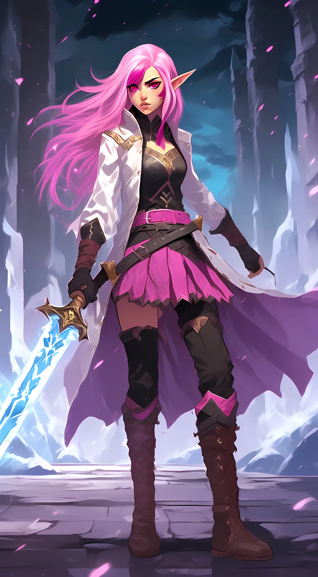 ai character: Julia Larcei background