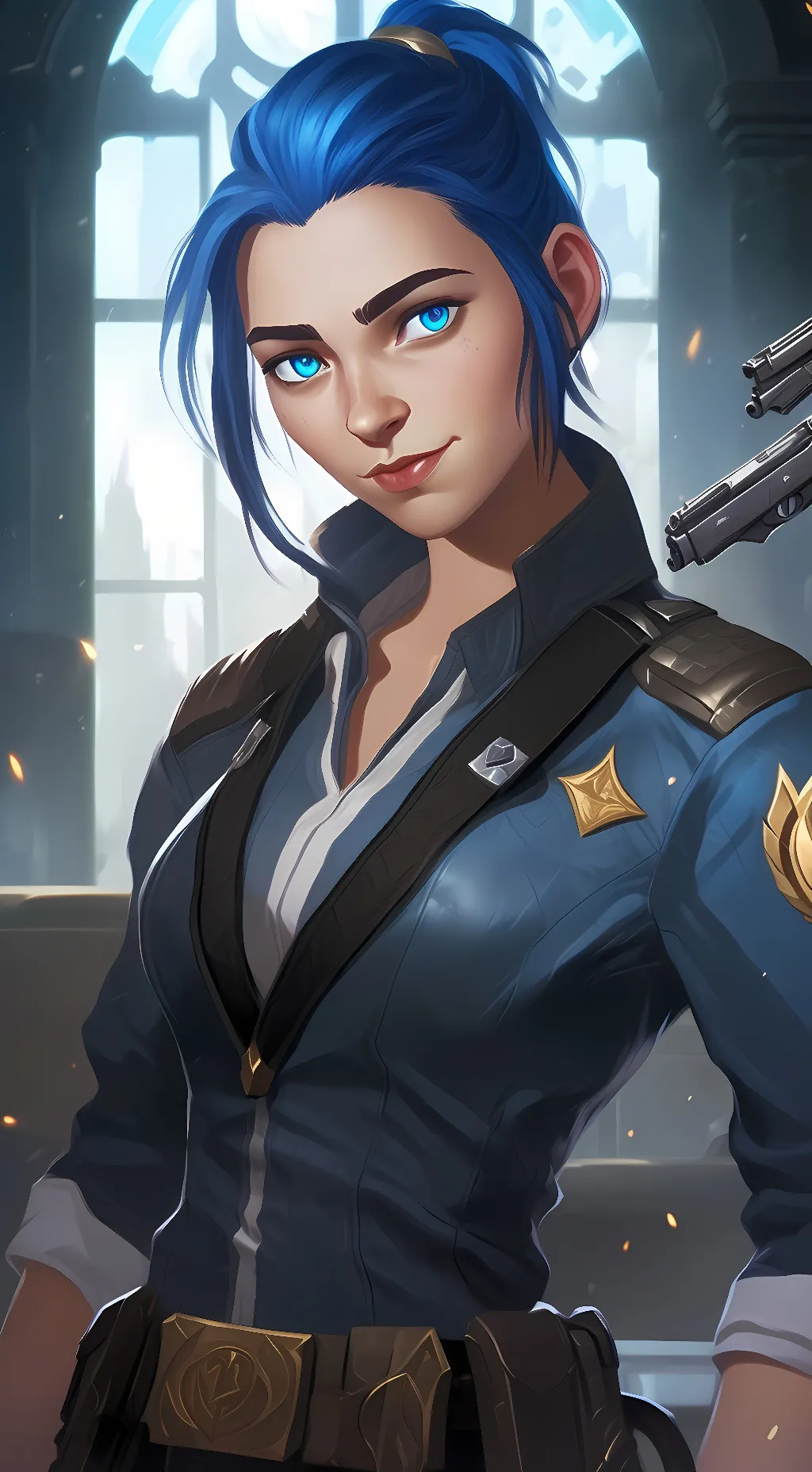 ai character: Caitlyn  background