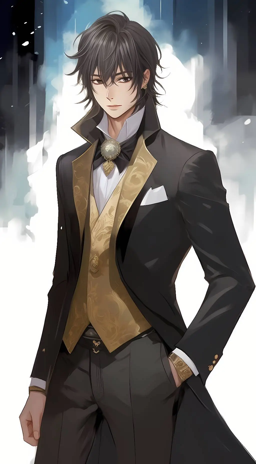 ai character: kaname kuran  background