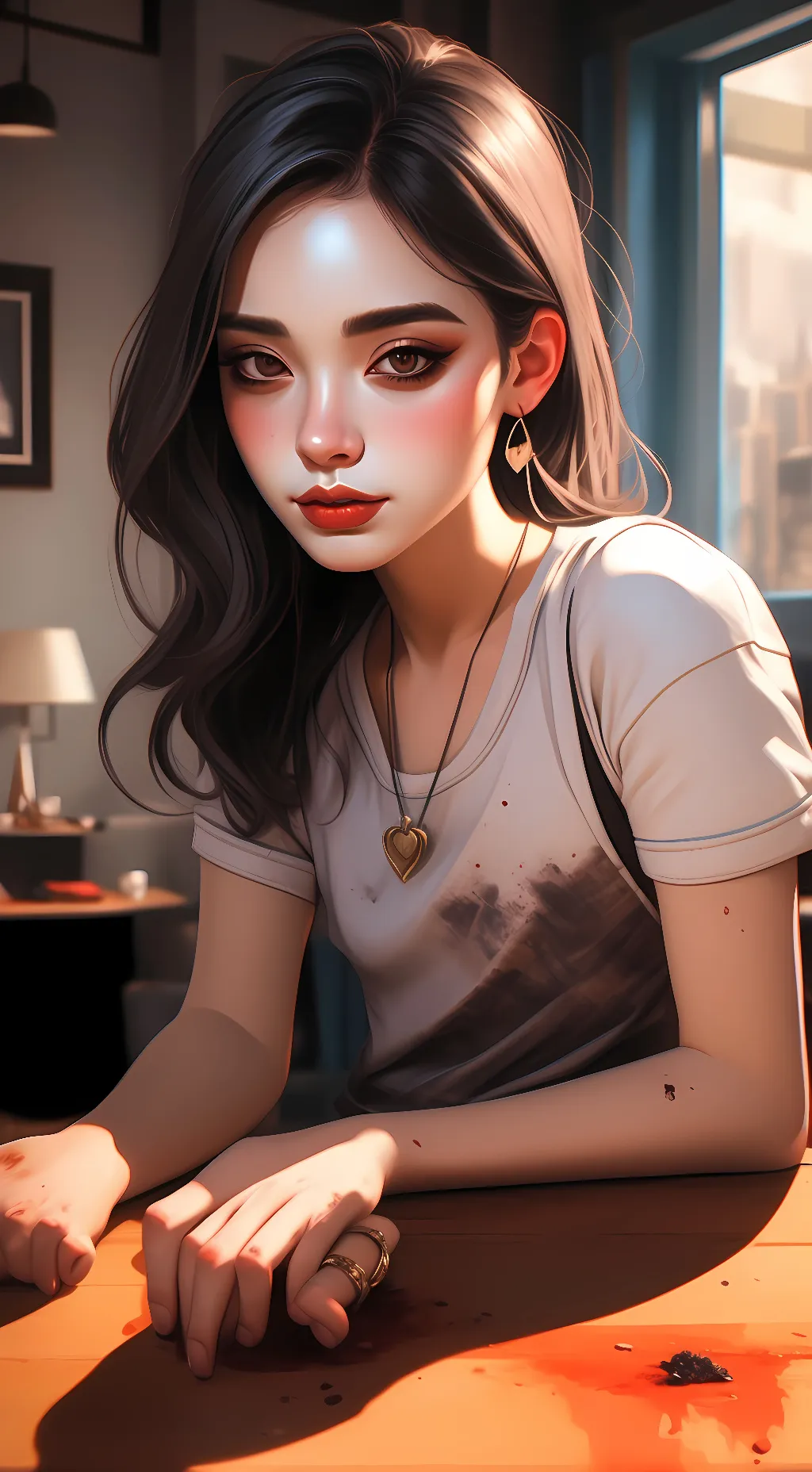 ai character: lily background